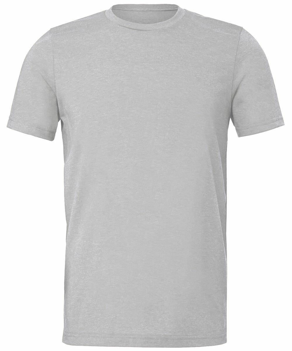 Bella + Canvas CV011 T-shirt in light gray displayed against a white background.