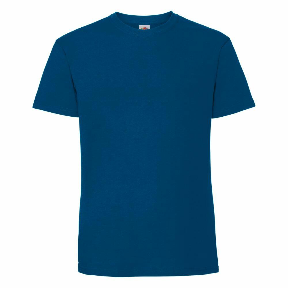 A Fruit of the Loom SS422 T-shirt in dark blue showcased against a white background.