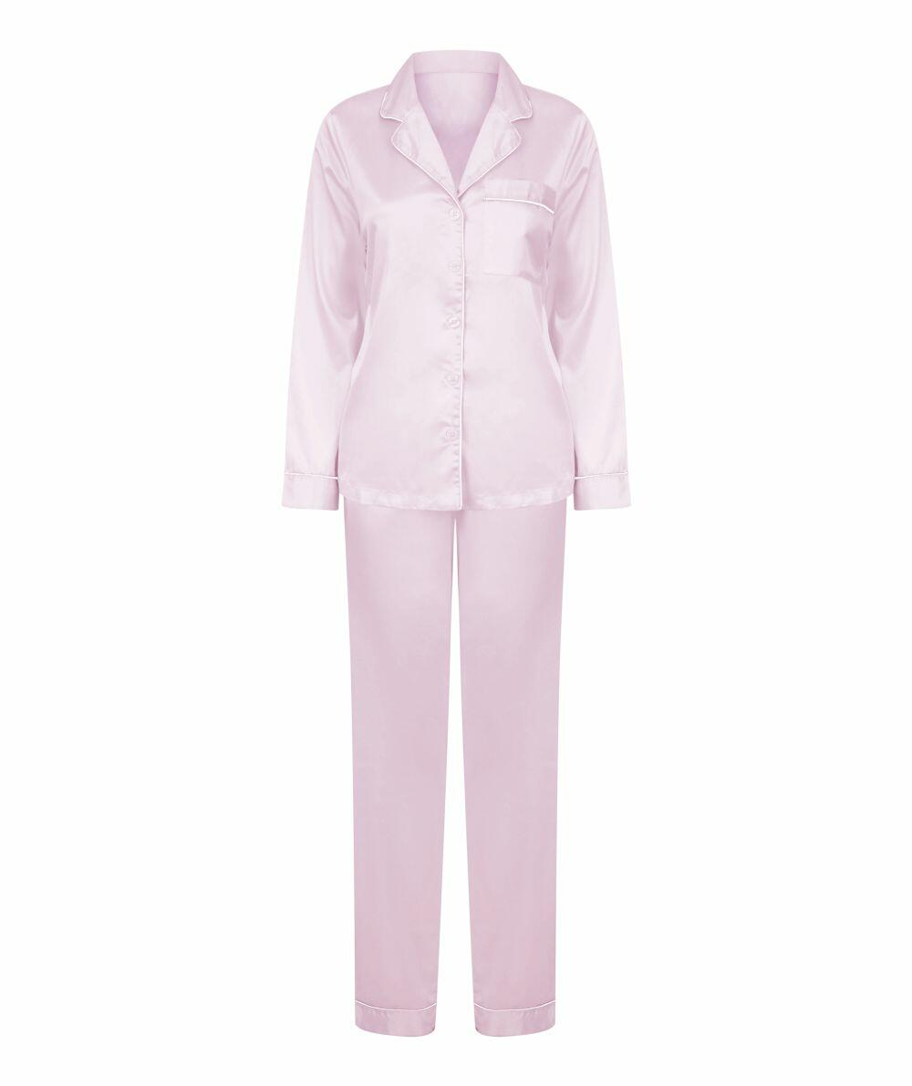 Elegant Women's Satin Long Pyjamas by Towel City Stitch Factory