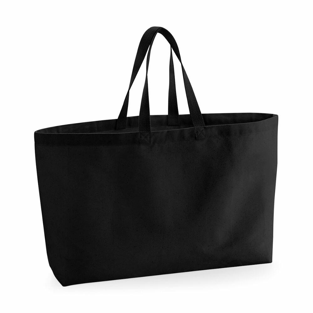 LOGO CANVAS TOTE BAG / BLACK - バッグ
