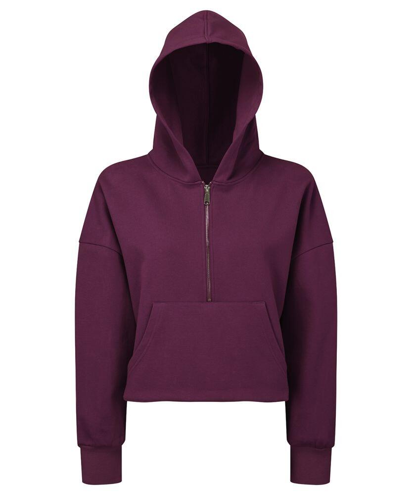 Tridri Women s Half Zip Hoodie Stylish Comfortable Activewear