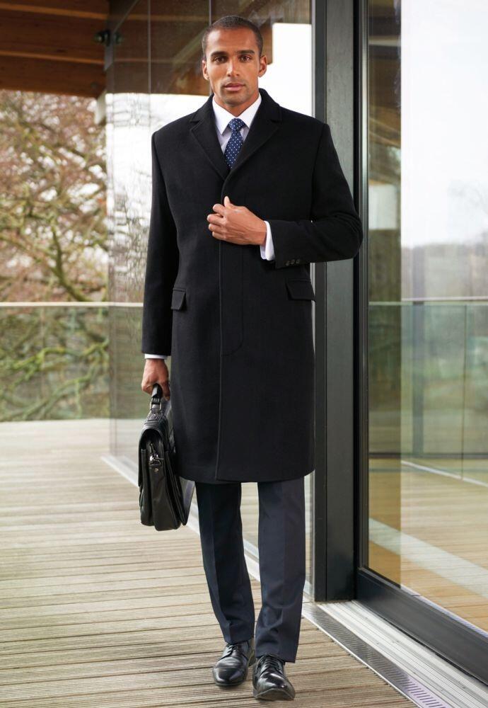 black tie overcoat