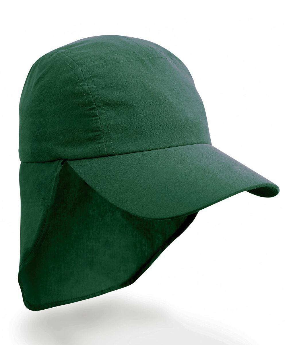 A Result RC69J with a curved brim and an extended flap covering the back of the neck.