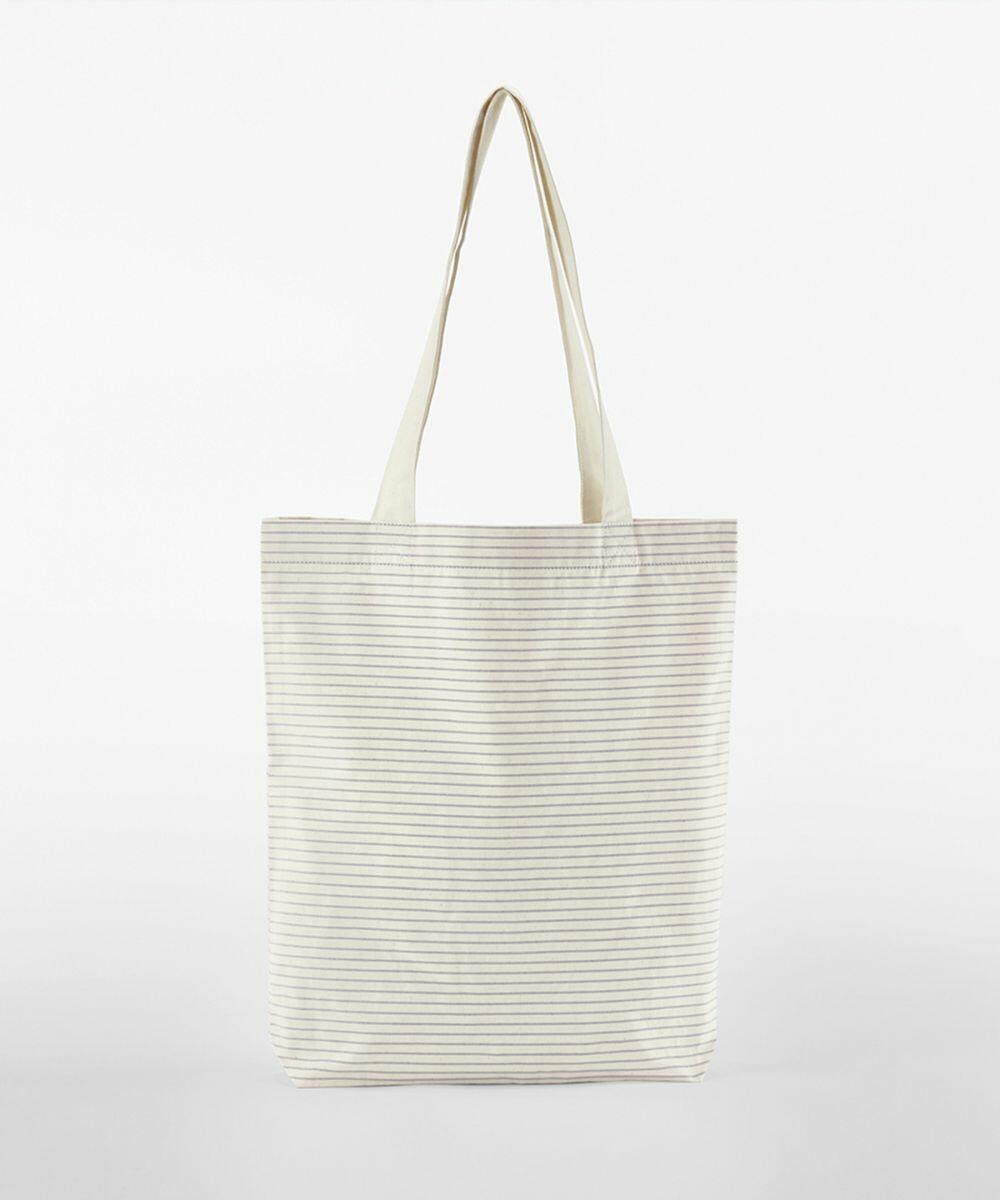 Westford Mill Striped Organic Cotton Tote Eco-Friendly Stylish