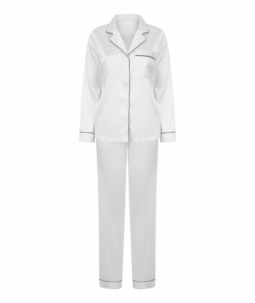 Elegant Women's Satin Long Pyjamas by Towel City Stitch Factory