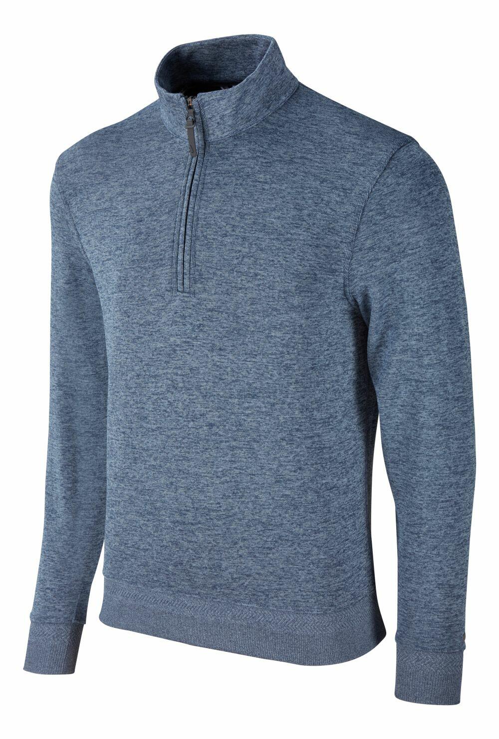 nike padded half zip grey