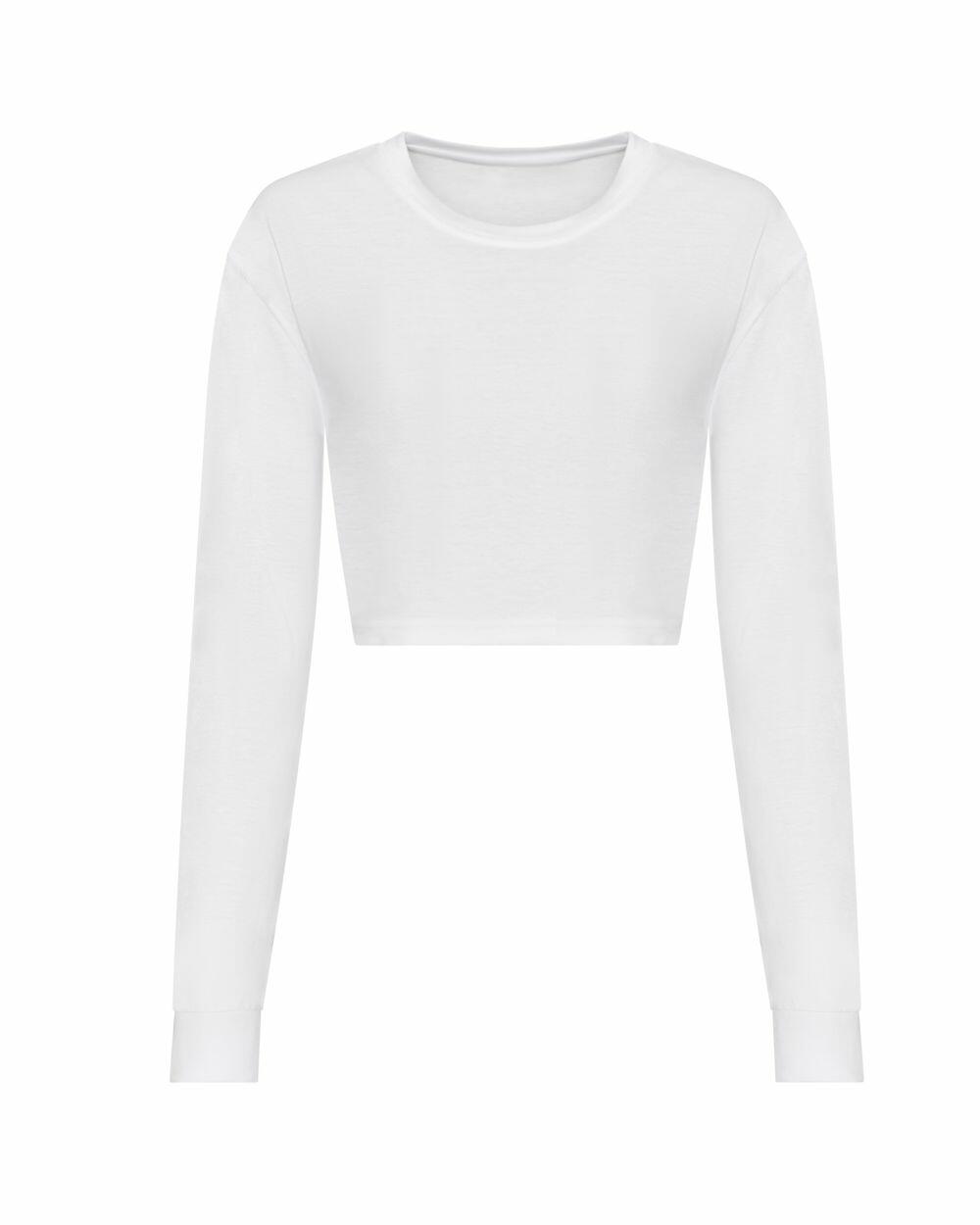 AWDis Just Ts Women's Long Sleeve Cropped T-Shirt - Stylish & Comfy
