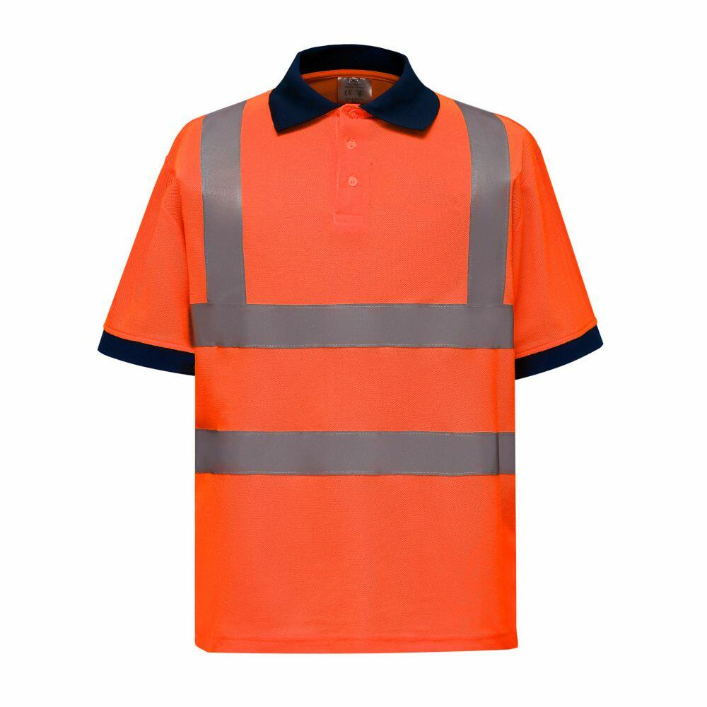 Yoko Adult Hi-Vis Short Sleeve Polo Shirt - Safety & Comfort