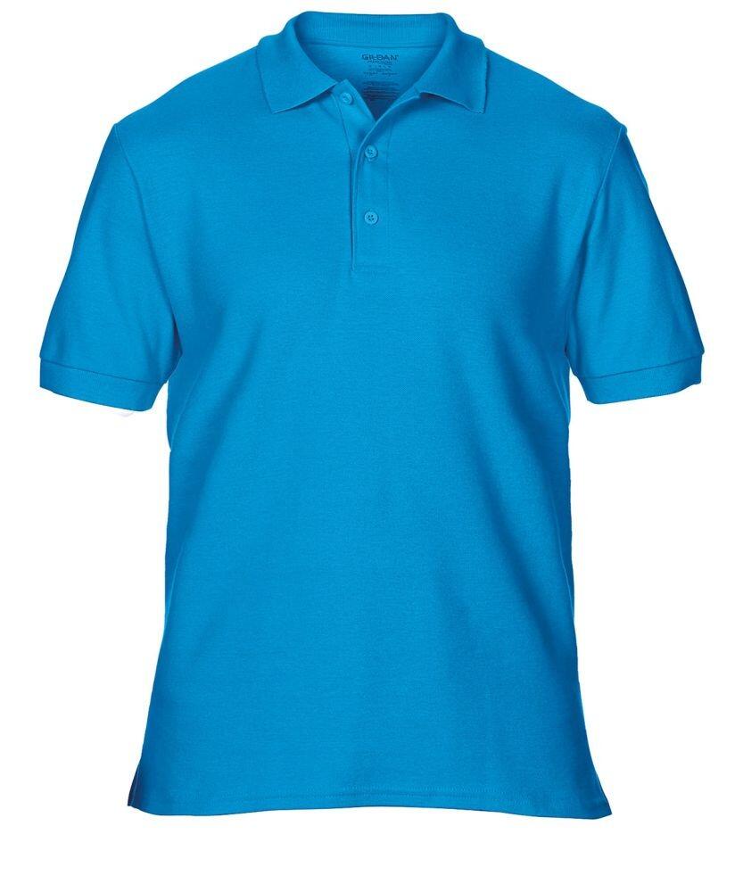 T-shirt Gildan Ultra Cotton Uomo – Galapagos/Azzurro, Taglia L, 100% Cotone Prelavato