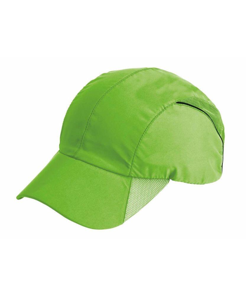 A vibrant green RC88X cap by Result Headwear featuring mesh panels on the sides.