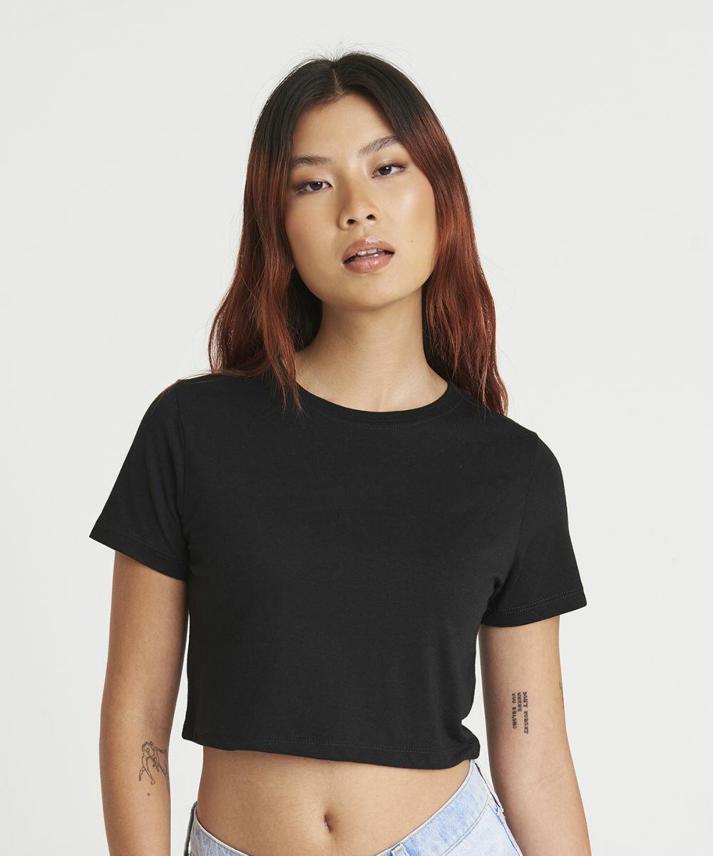 Stylish black crop top online