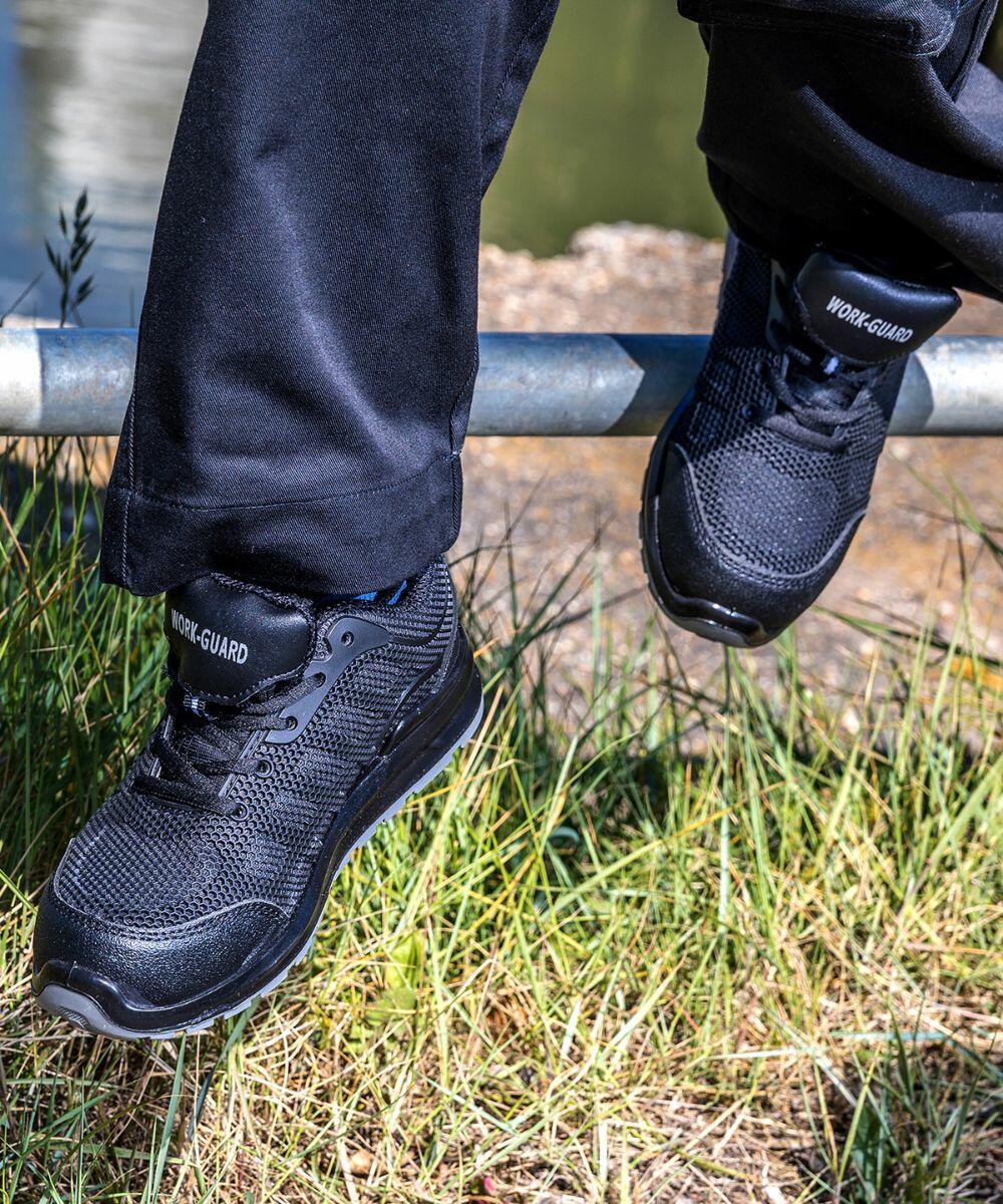 Workguard All Black Safety Trainers Durable Stylish Footwear