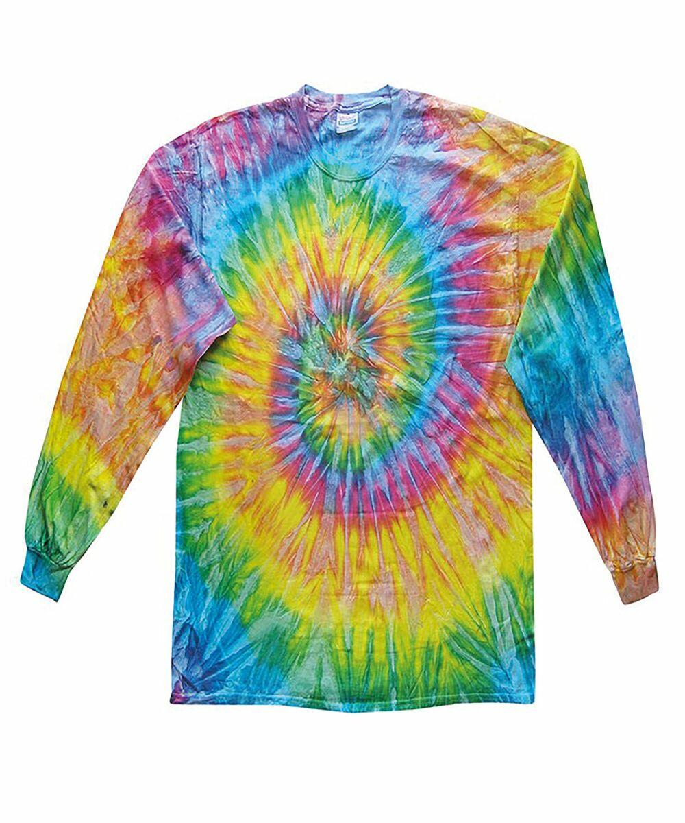long tie dye t shirt
