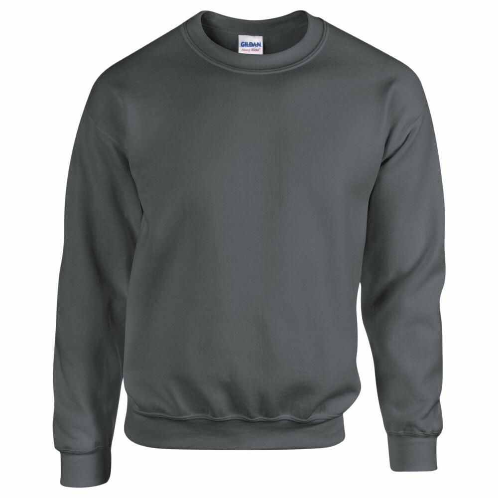 Gildan DryBlend Adult Crew Neck Sweatshirt - Forest Green, XXL (Multiple Colors Available) - Soft Set-in Sleeve Pullover
