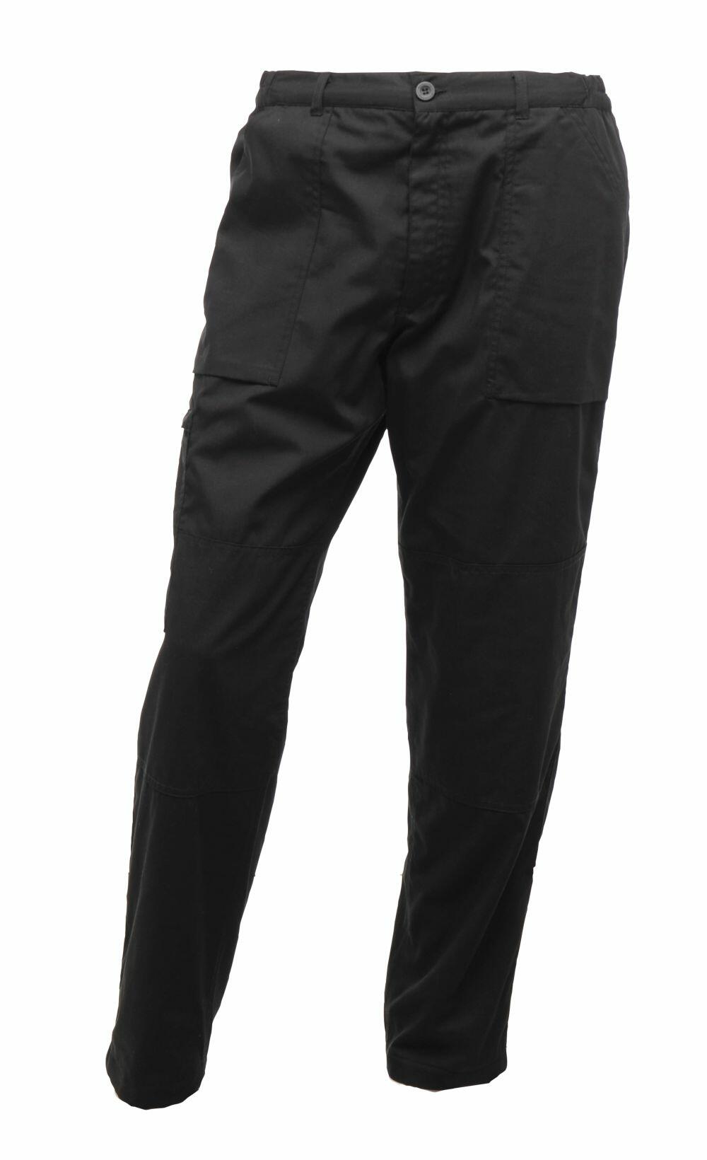 Regatta Pantaloni Workwear New Action Uomo Multi Tasca E Idro Repellente ( Gamba Ridotta) Trousers, Uomo, Green, 30 : Regatta