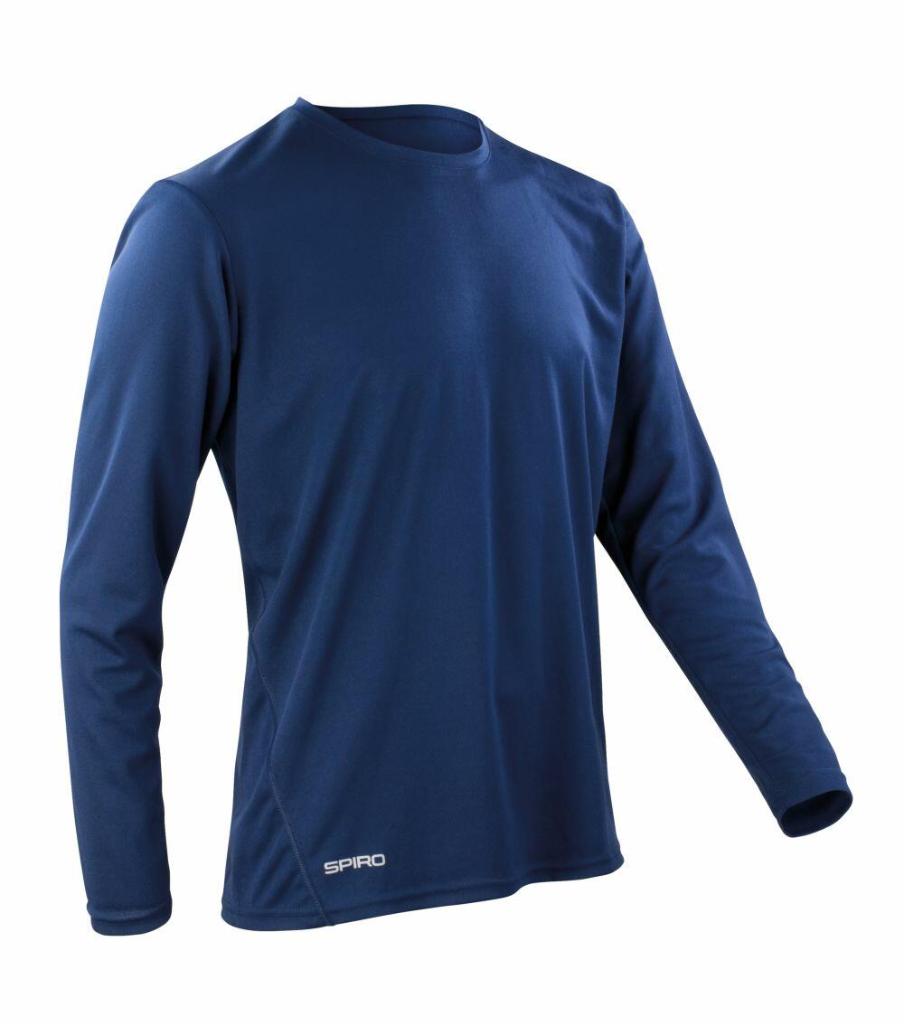 Spiro Men's Quick Dry Long Sleeve T-Shirt Comfortable Stylish