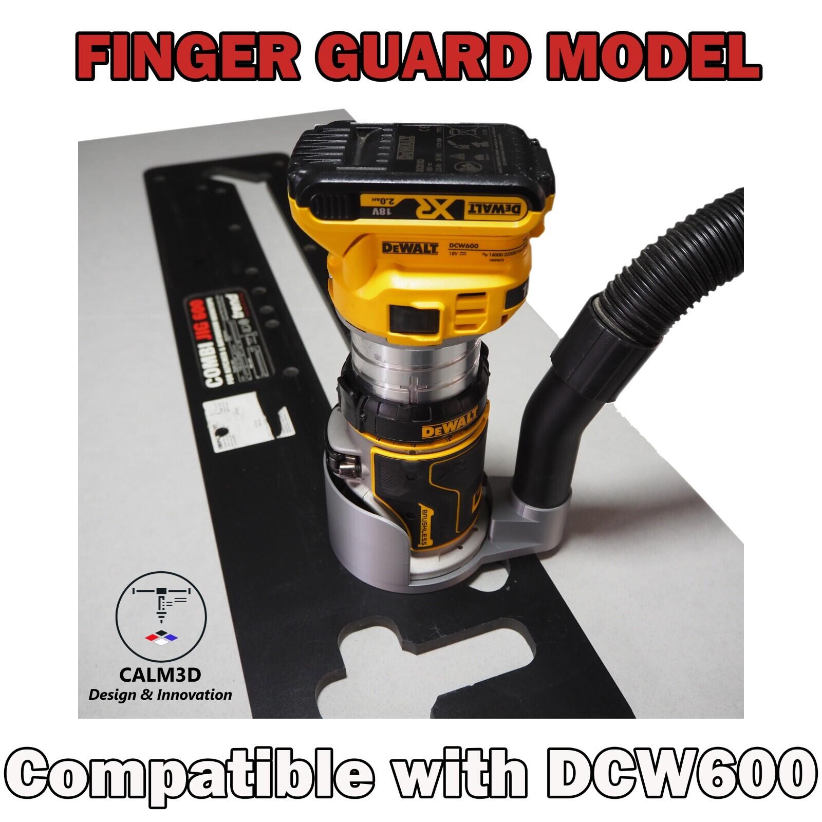 Dewalt DCW600 D26200 dust catcher router sub-base - with bush screws ...