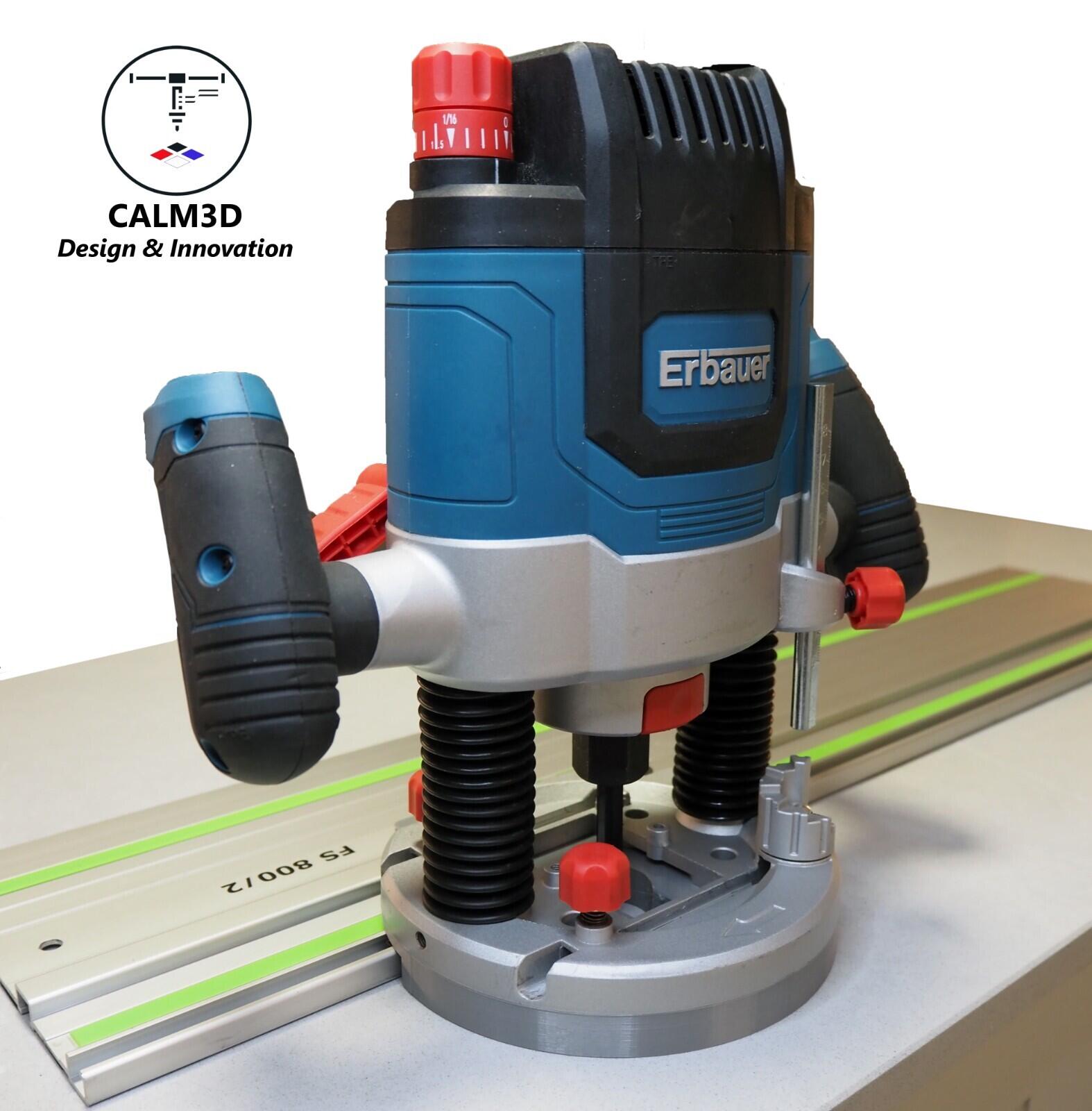 Erbauer ER2100 plunge router sub-base for use on the Festool rail - INC P&P