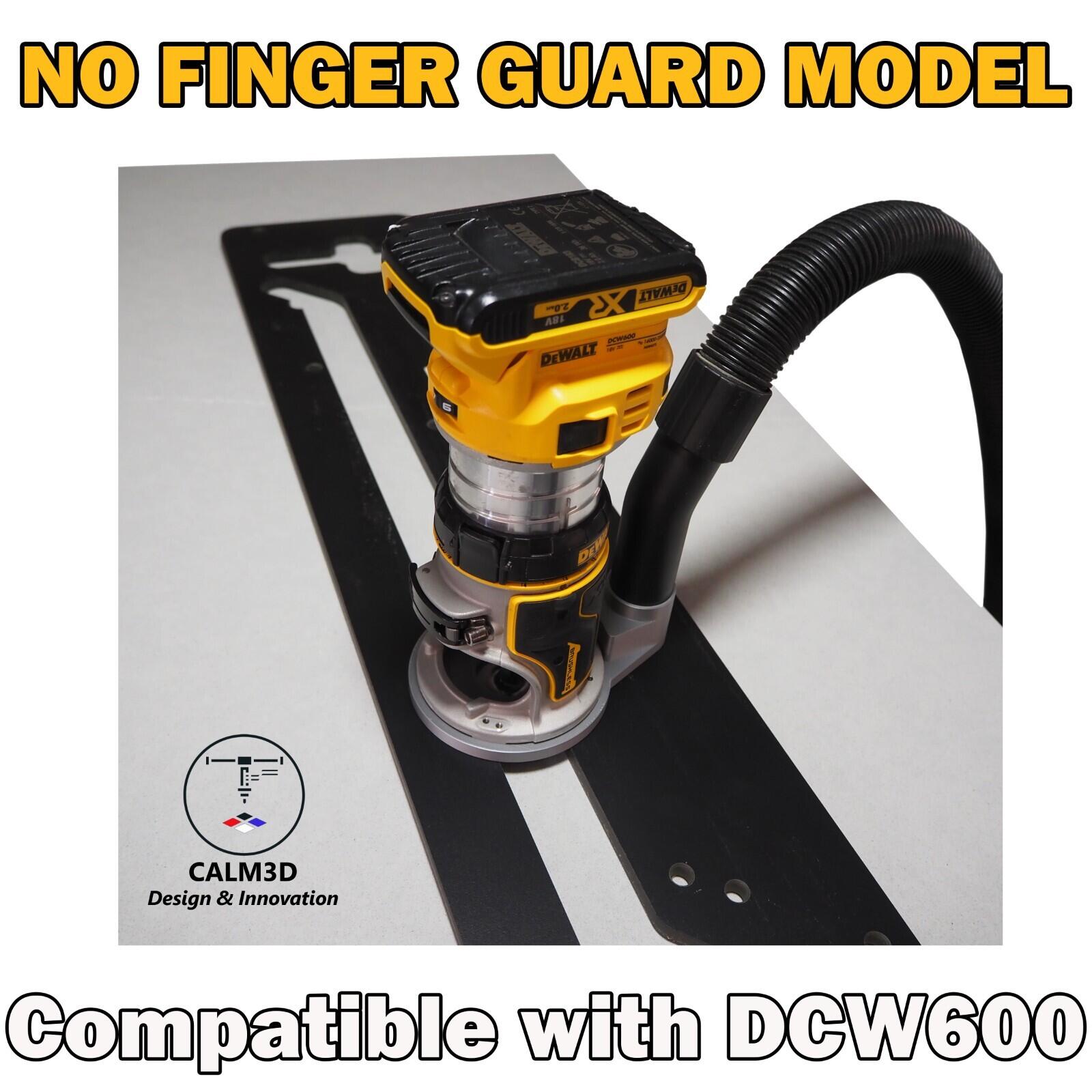 Dust Cap Router Dewalt DCW600 D26200 dust catcher router sub-base - with bush screws ...