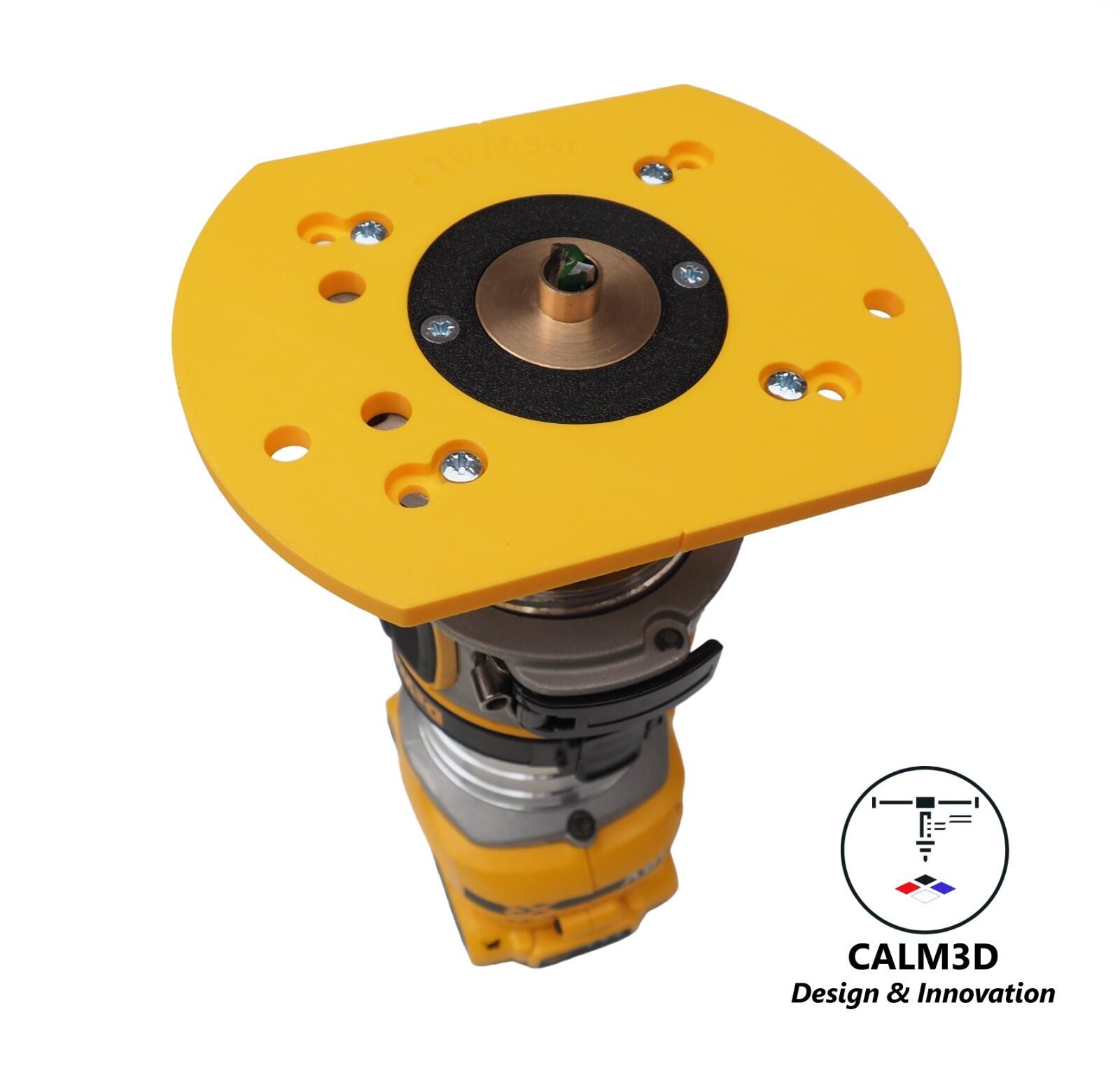 Dewalt DCW600 DNP612 D26200 dual fit sub-base fits Trend & brass bushes ...
