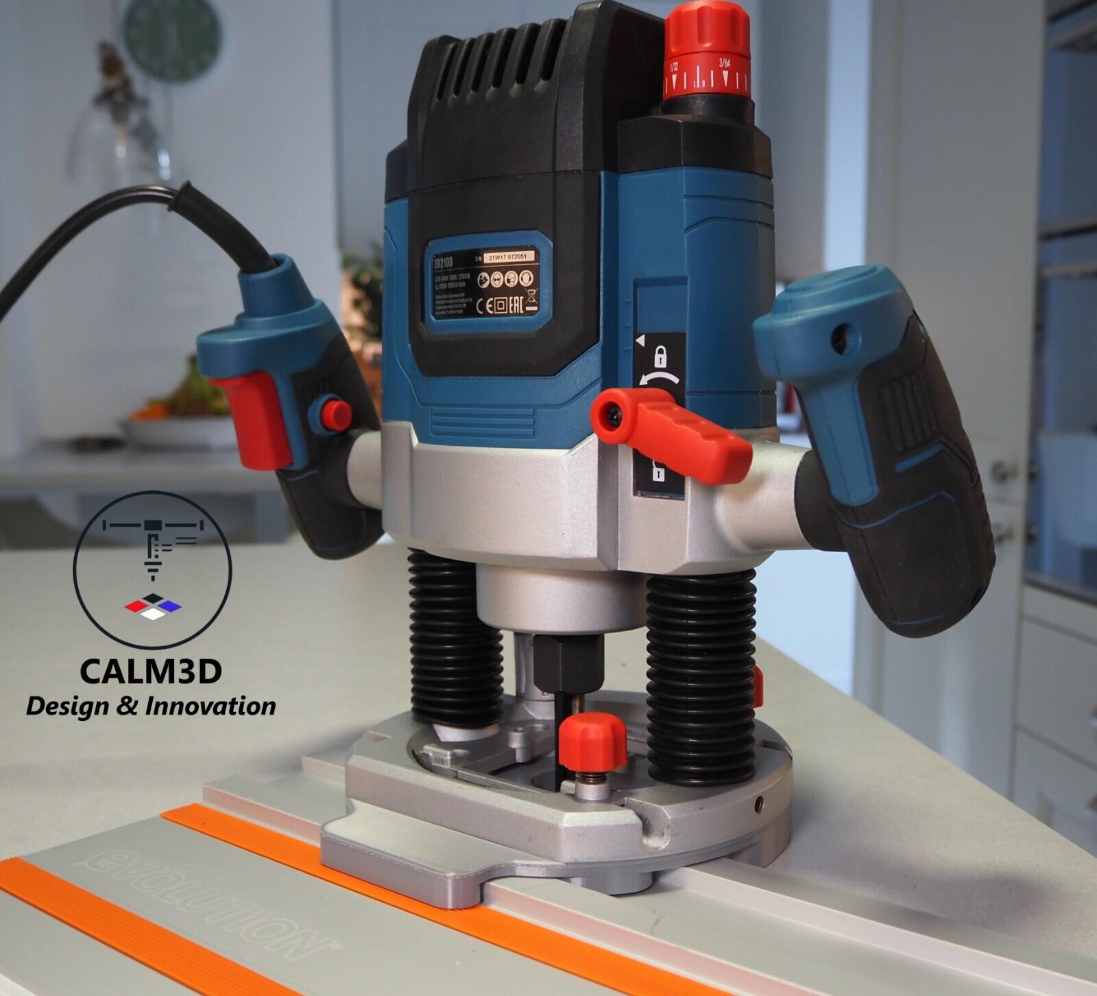 Er2100 Router Erbauer ER2100 plunge router sub-base for use on the Evolution rail ...