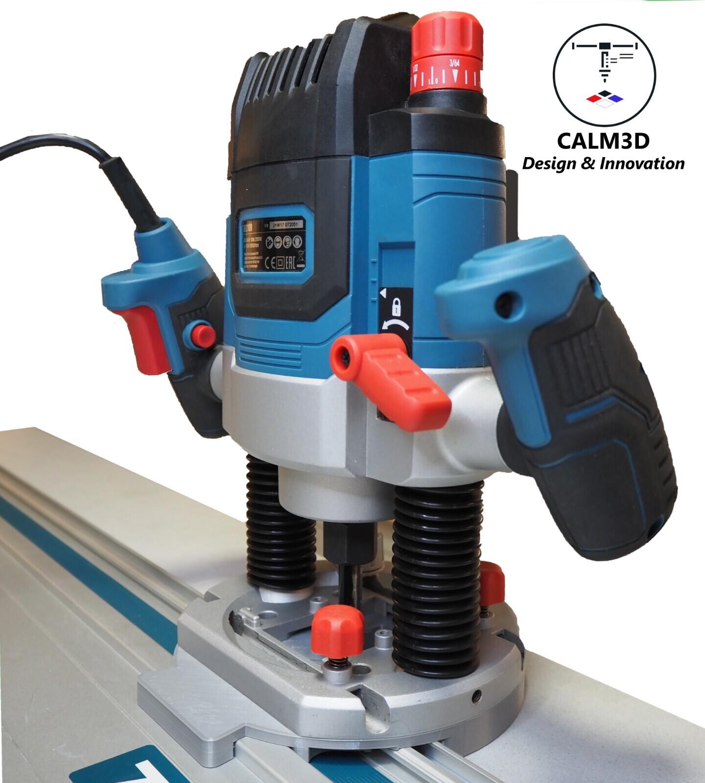 Erbauer ER2100 plunge router sub-base for use on the Makita rail - INC P&P