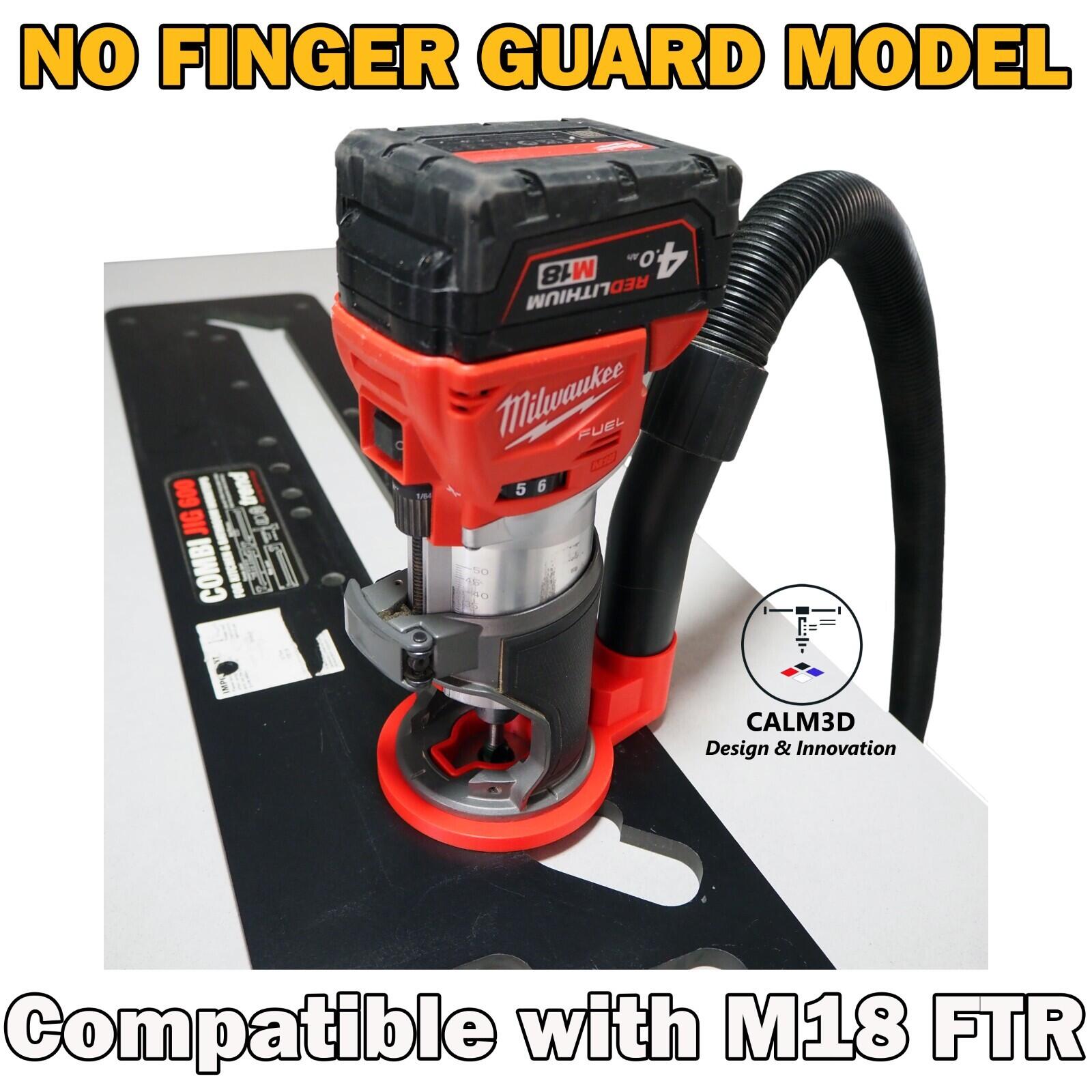 Milwaukee M18 FTR Dust catcher router sub-base - with bush screws ...