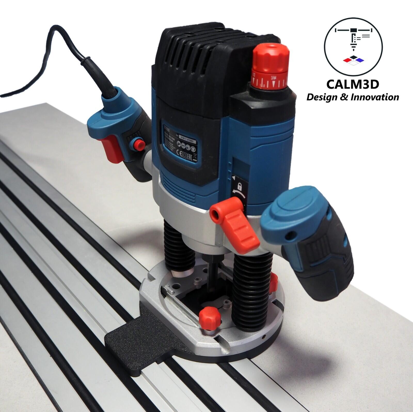 Erbauer ER2100 plunge router sub-base for use on the Dewalt rail - INC P&P