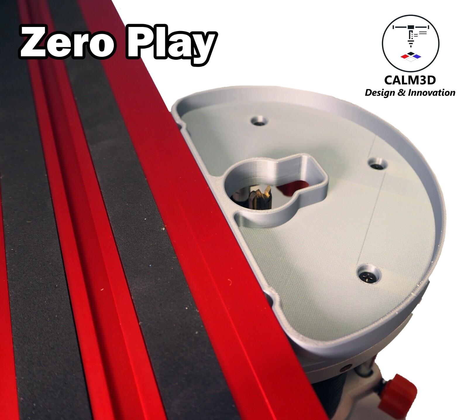 Erbauer ER2100 plunge router sub-base for use on the Milwaukee rail ...