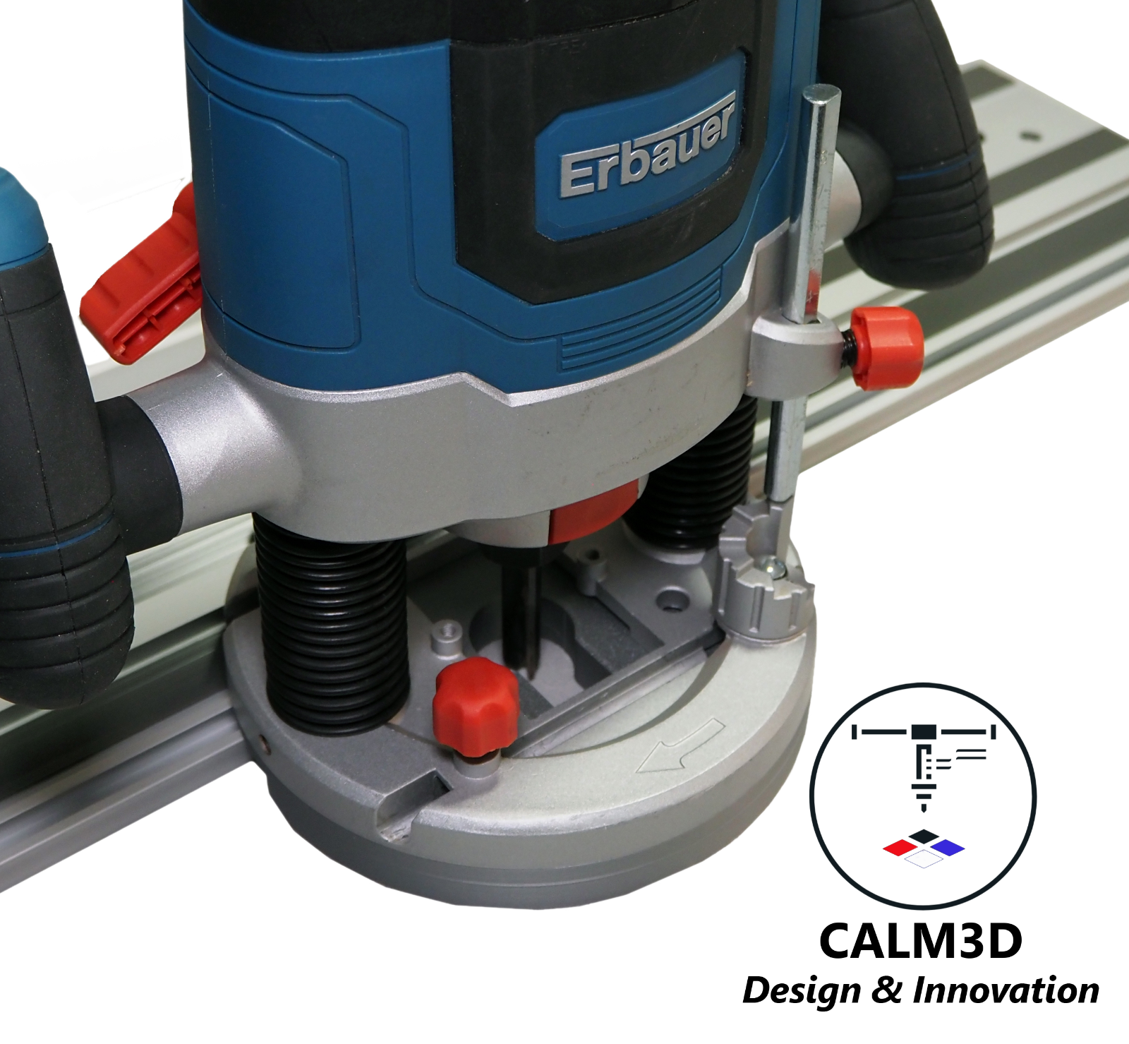 Erbauer Router Track Erbauer ERB380ROU plunge router sub-base for the Evolution G2 rail ...