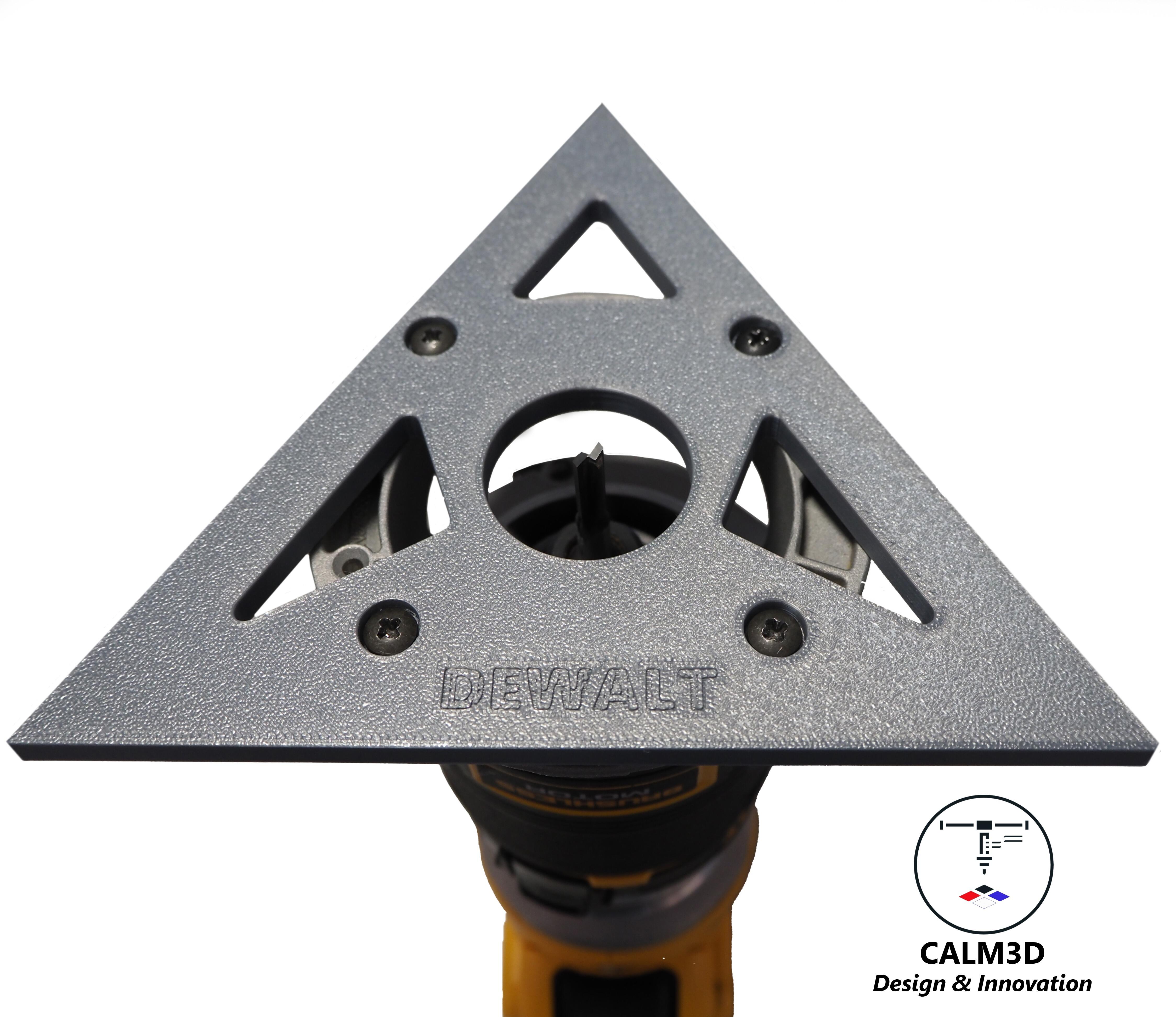 Dewalt DCW600 DCW604 Triangle Trim Router Sub-Base