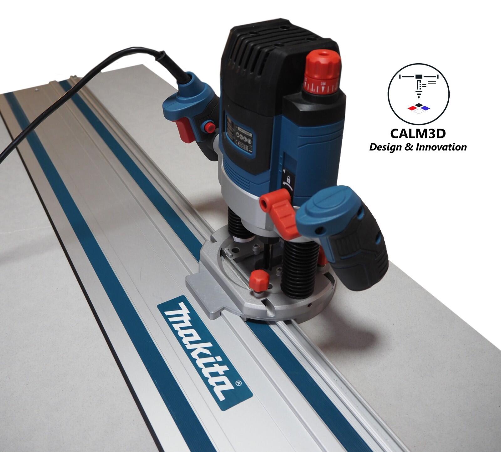 Erbauer ER2100 plunge router sub-base for use on the Makita rail - INC P&P