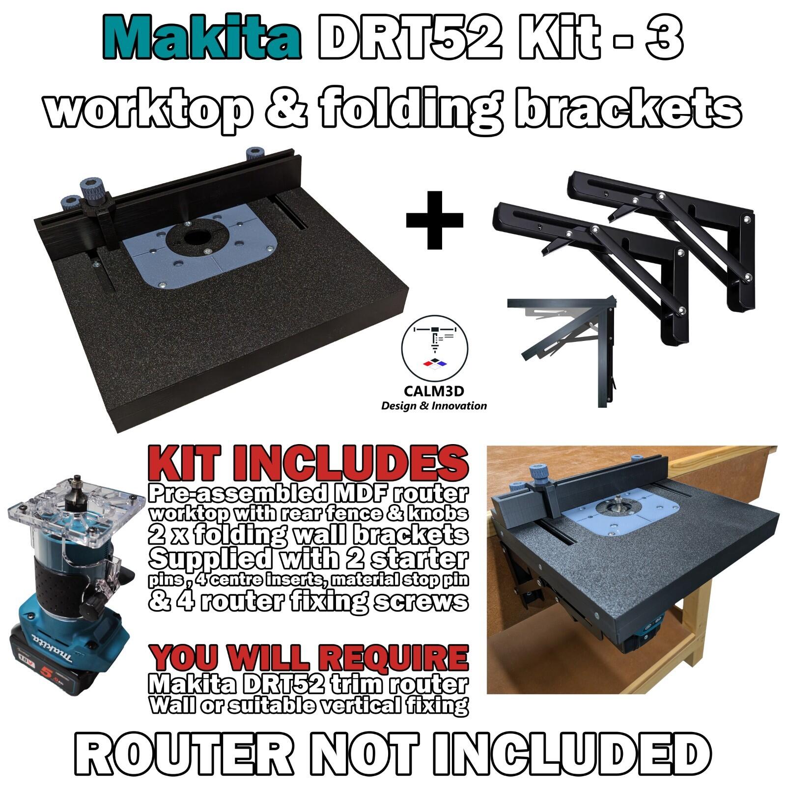 Makita DRT52 Compact trim table router kits