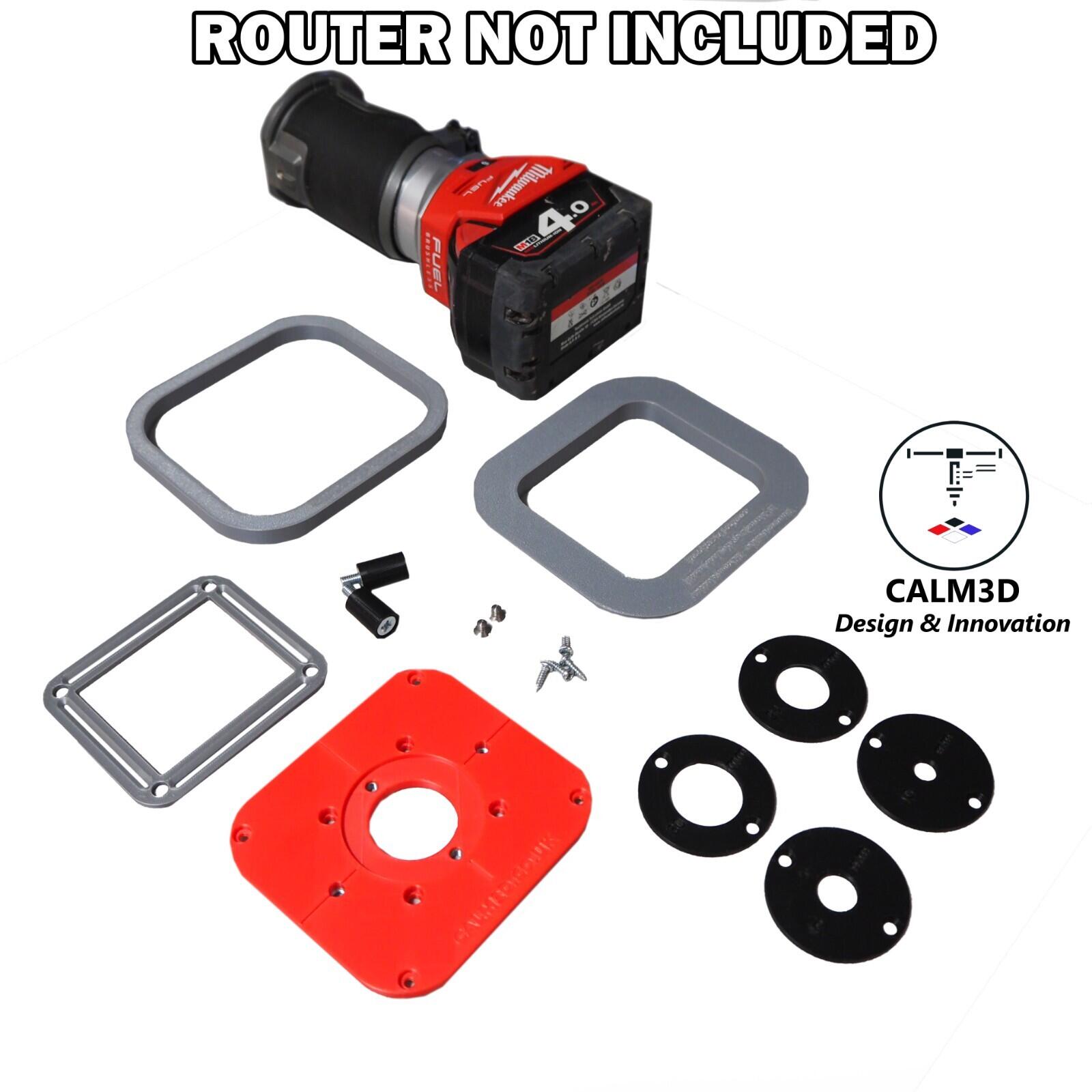 Milwaukee M18 FTR Compact trim table router kits