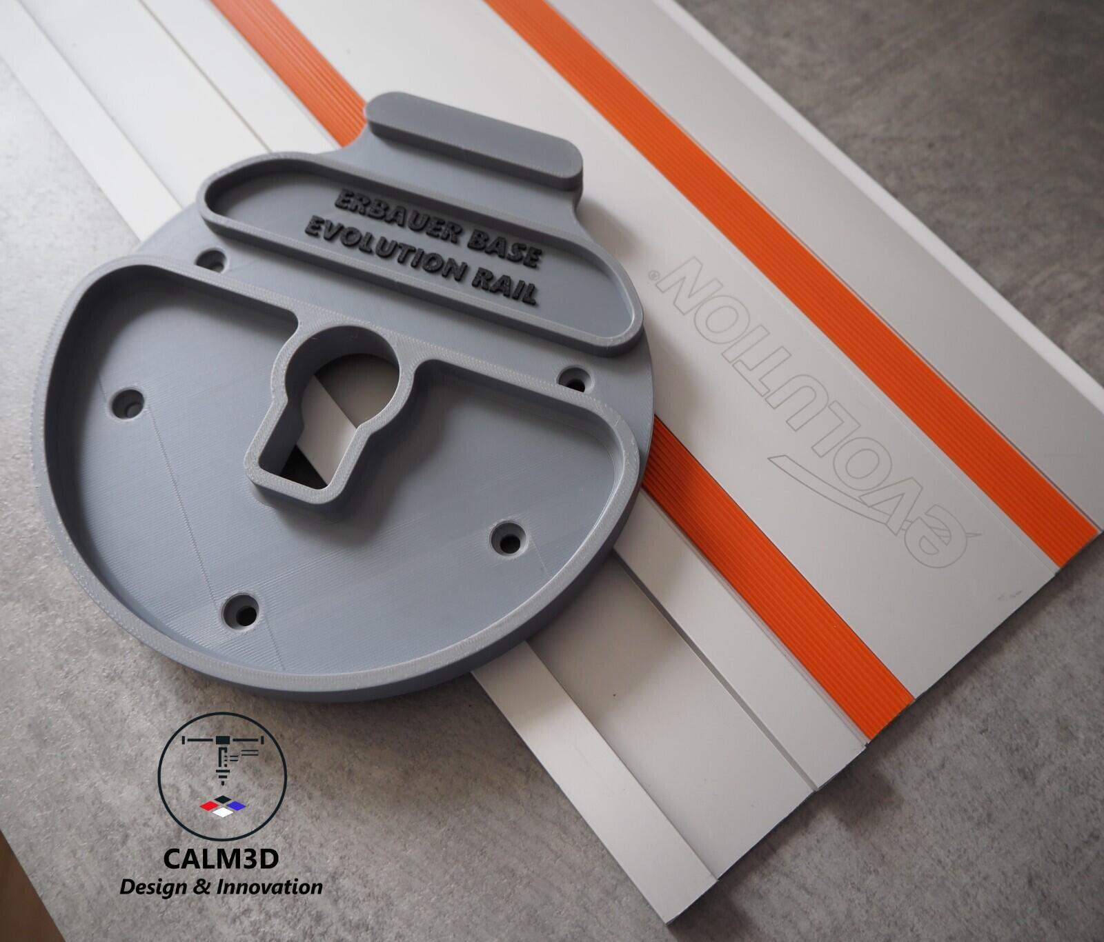 Erbauer ER2100 plunge router sub-base for use on the Evolution rail ...