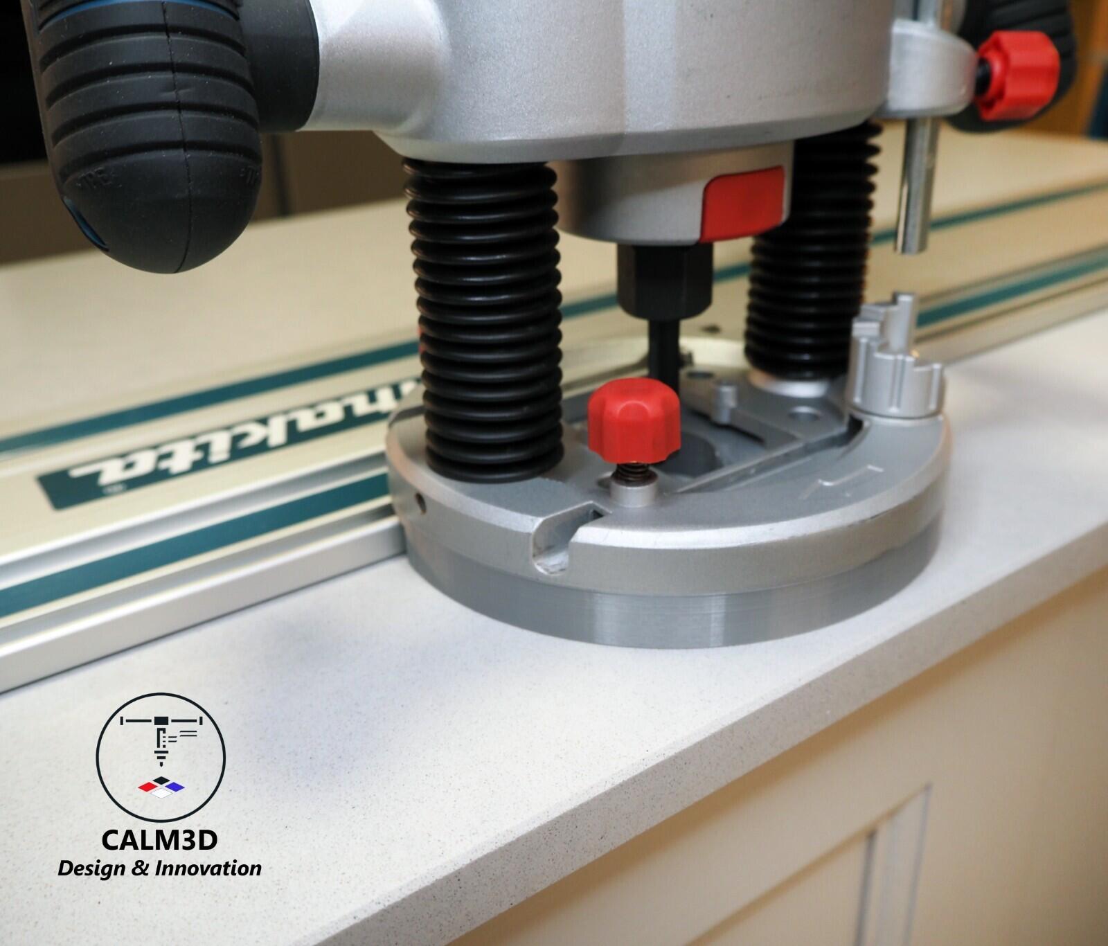 Erbauer ER2100 plunge router sub-base for use on the Makita rail - INC P&P