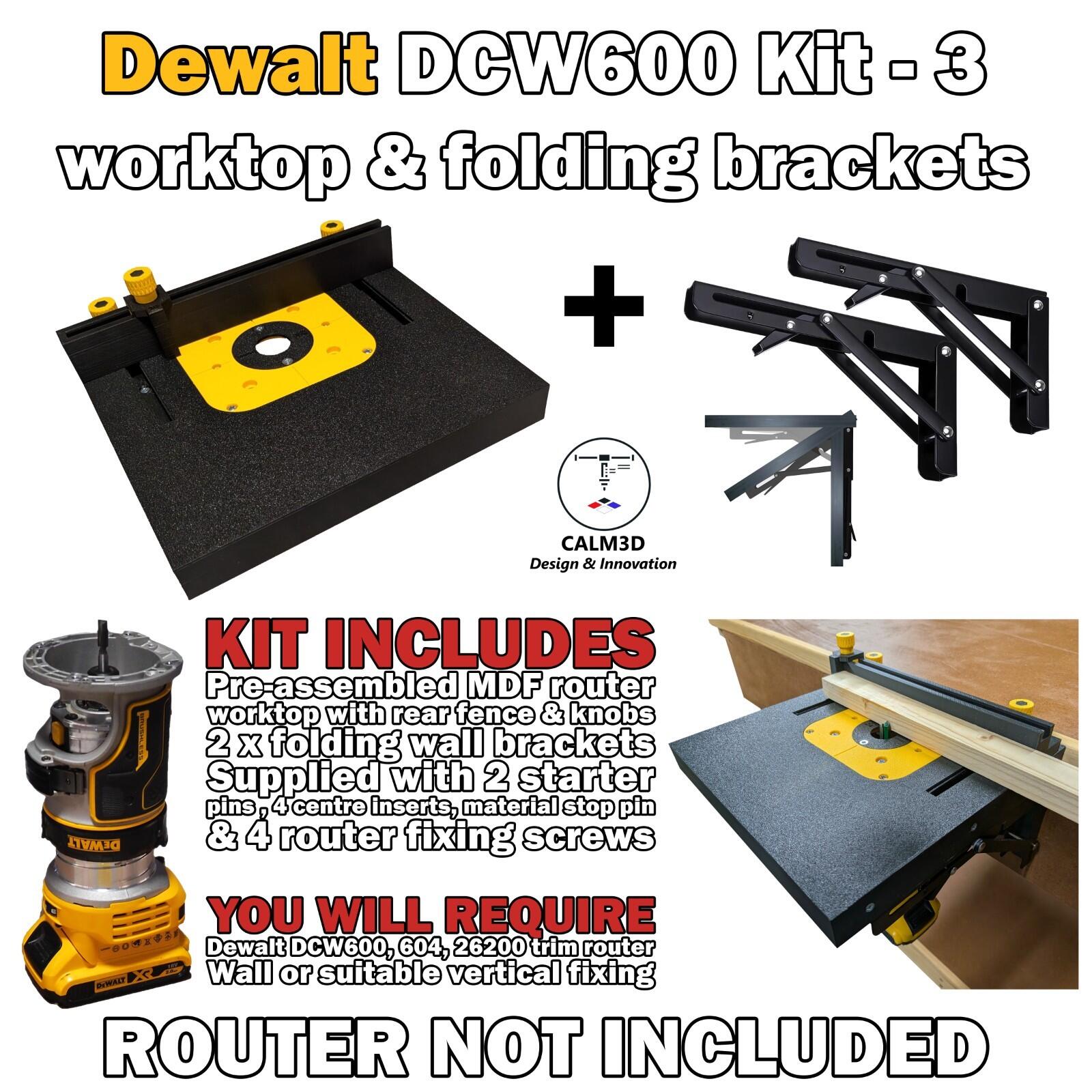 Dcw600 Router Bit Set Dewalt DCW600 DCW604 26200 Compact trim router table kits