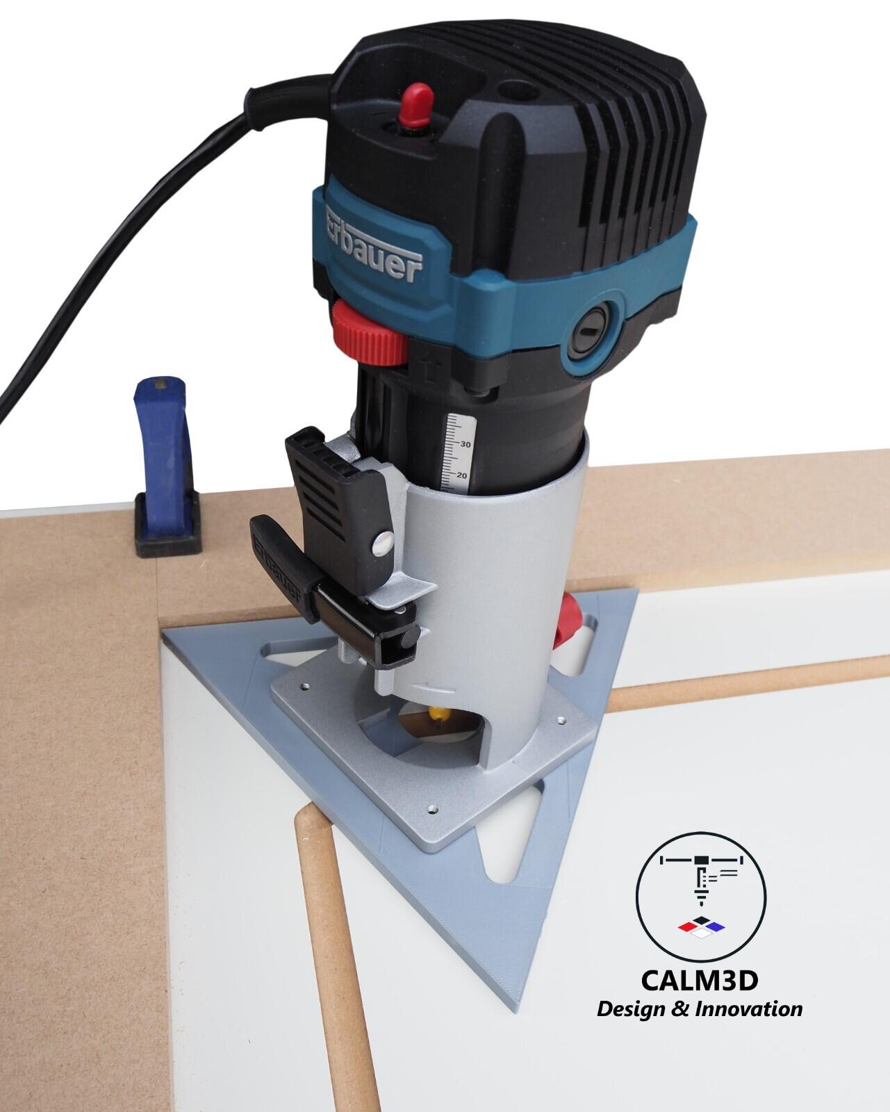 Erbauer Router Track Erbauer EPR710 Triangle trim router sub-base –create patterns - INC P&P