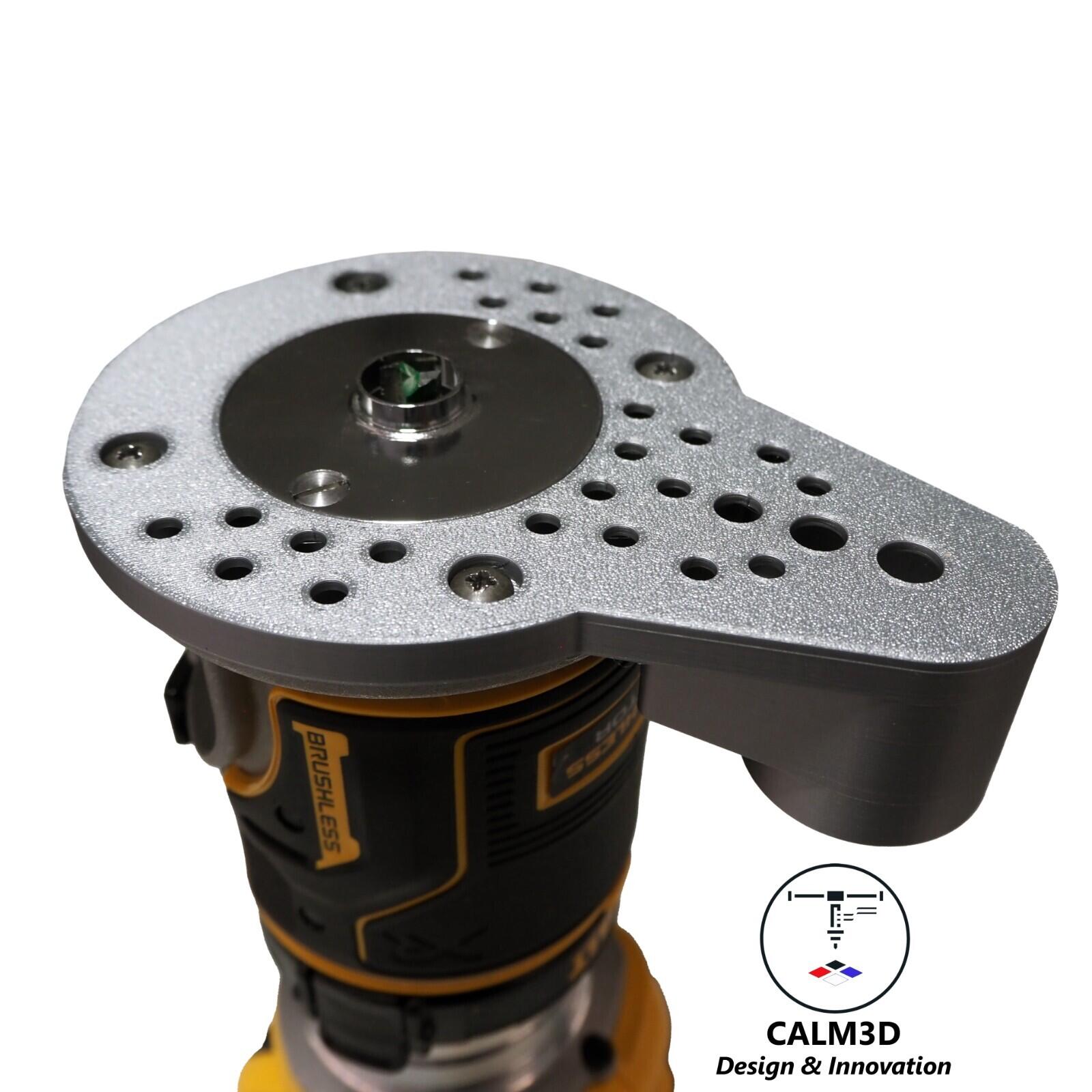 Dewalt DCW600 D26200 dust catcher router sub-base - with bush screws ...