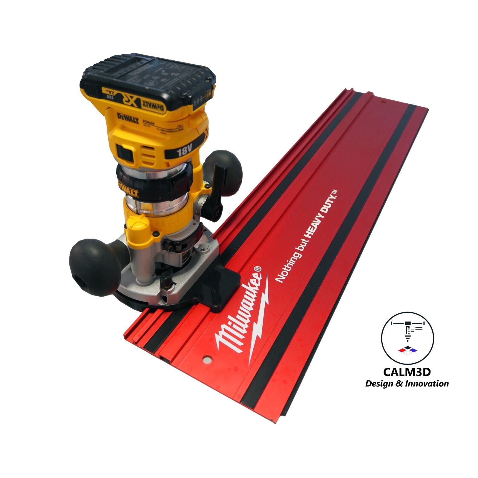 Dewalt DCW600 DNP612 dual fit router sub-base for use on Milwaukee rail ...