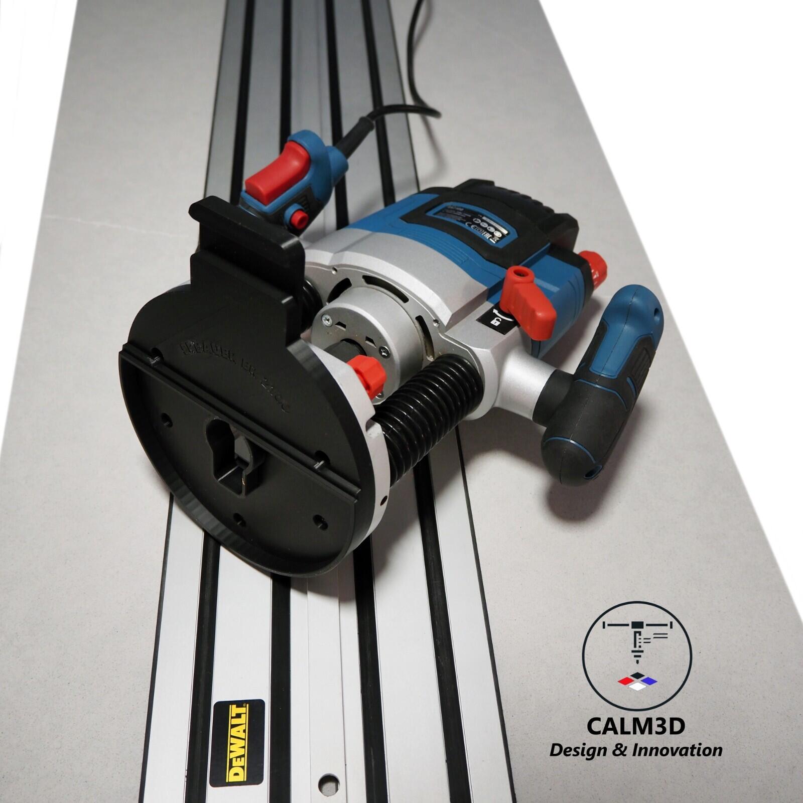 Erbauer ER2100 plunge router sub-base for use on the Dewalt rail - INC P&P