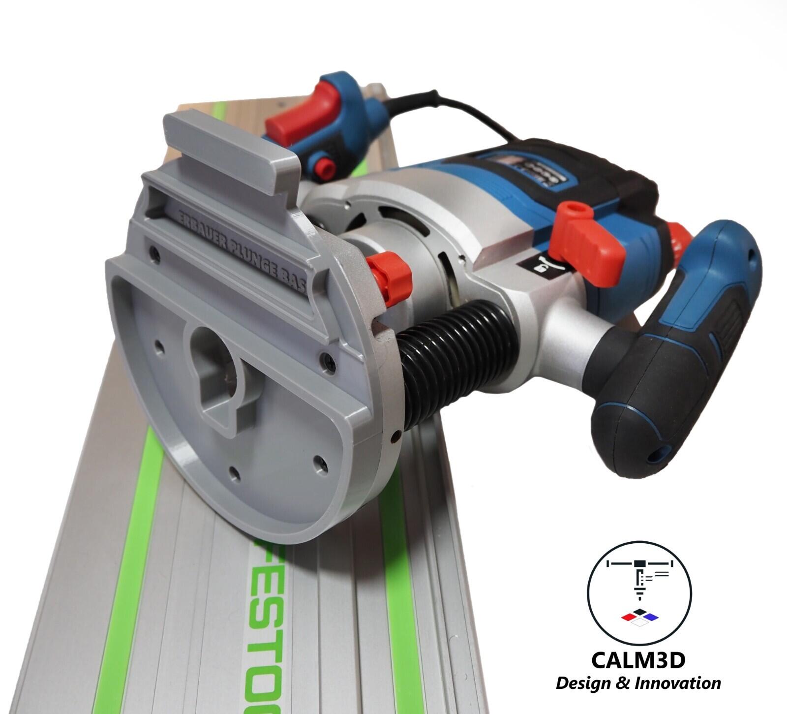 Erbauer ER2100 plunge router sub-base for use on the Festool rail - INC P&P