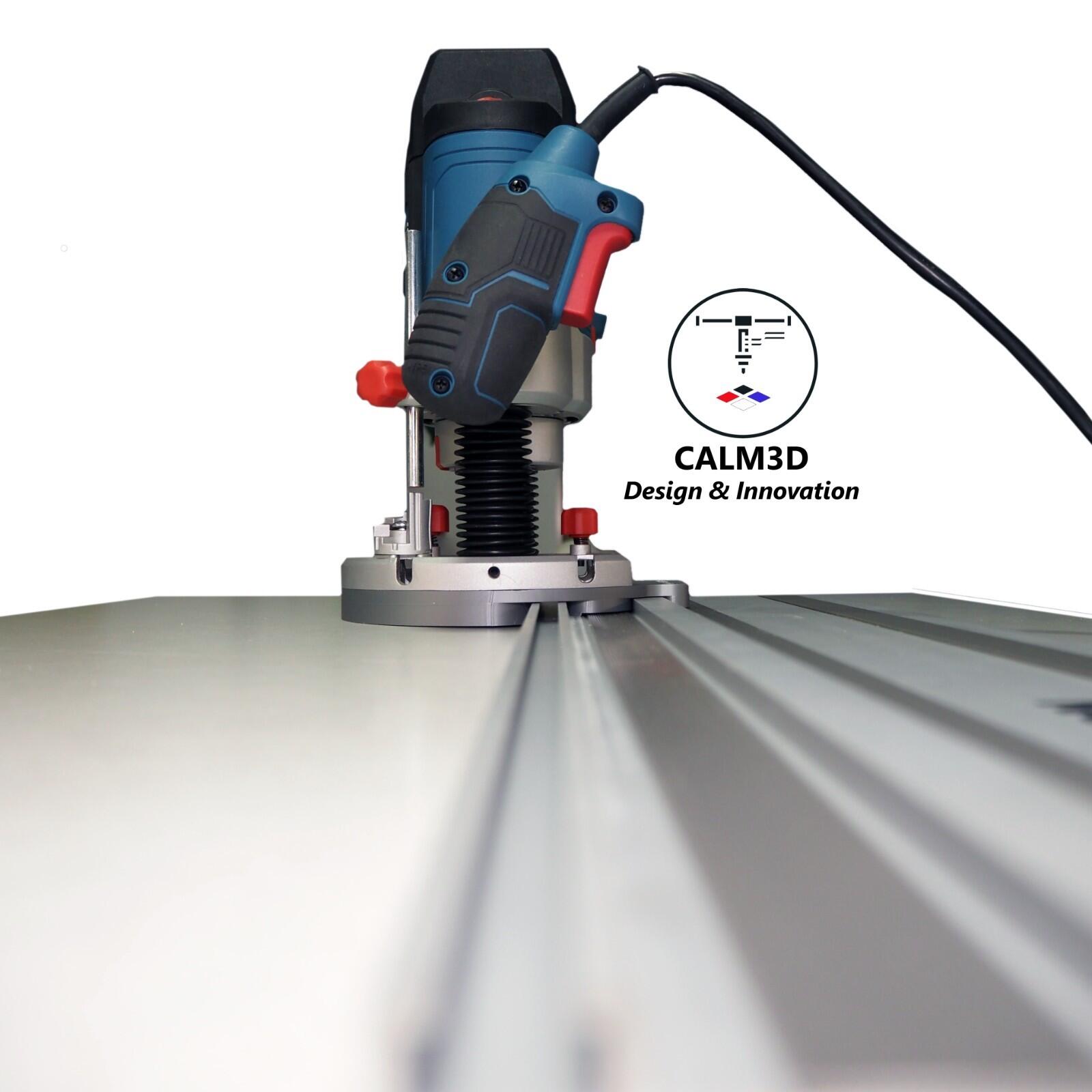 Erbauer ERB380ROU plunge router sub-base for the Evolution G2 rail ...