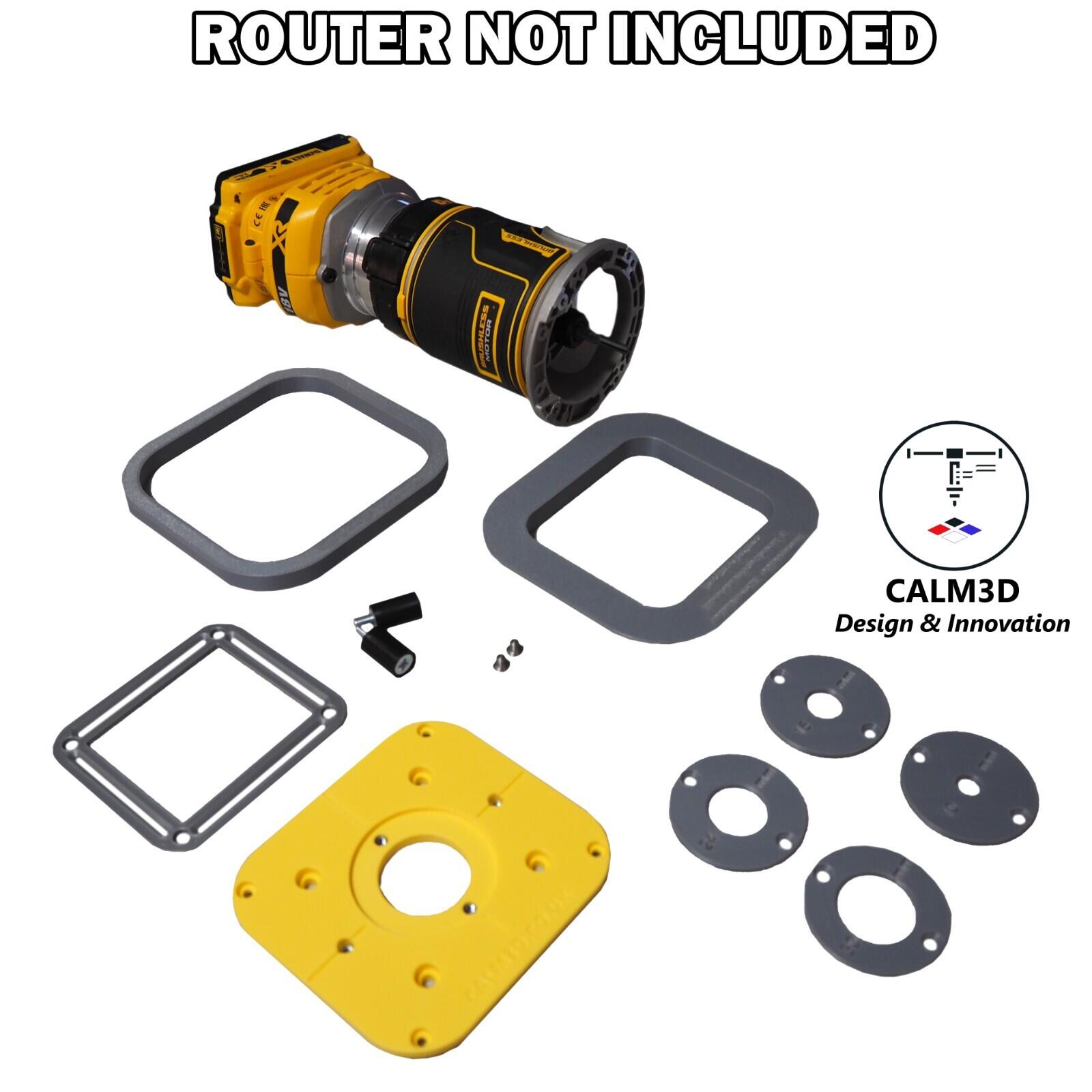 Dcw600 Router Bit Set Dewalt DCW600 DCW604 26200 Compact trim router table kits