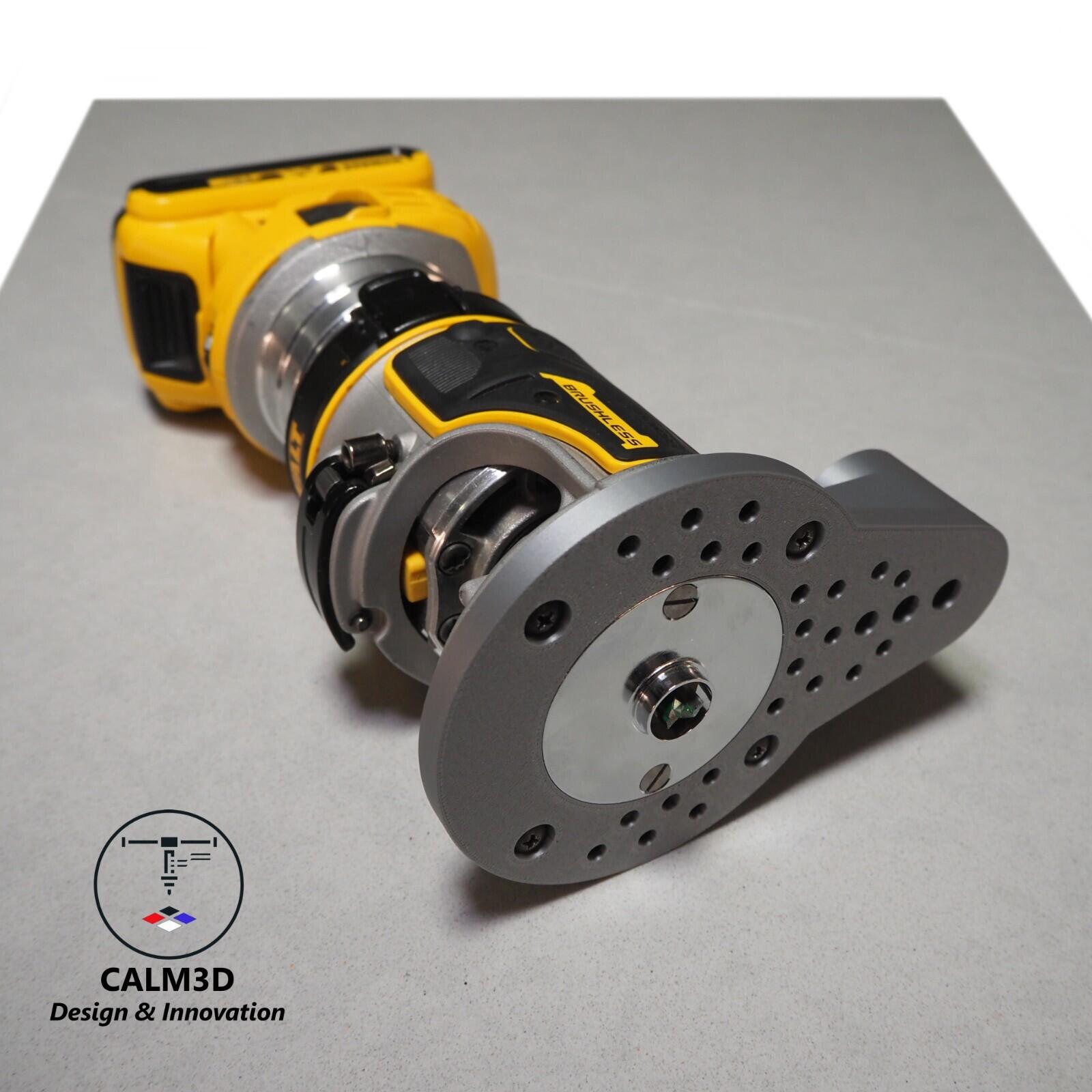 Dewalt DCW600 D26200 dust catcher router sub-base - with bush screws ...