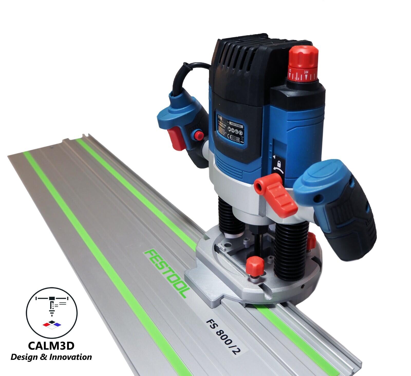 Erbauer ER2100 plunge router sub-base for use on the Festool rail - INC P&P