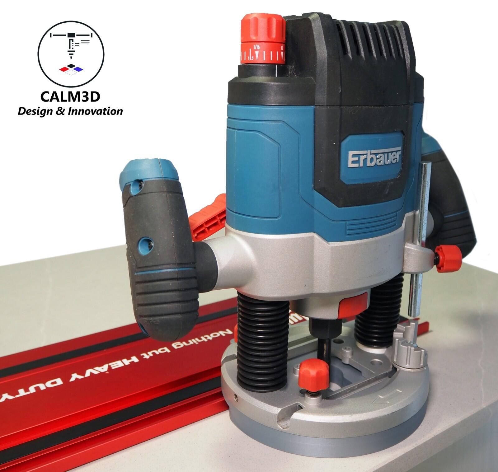 Er2100 Router Erbauer ER2100 plunge router sub-base for use on the Milwaukee rail ...