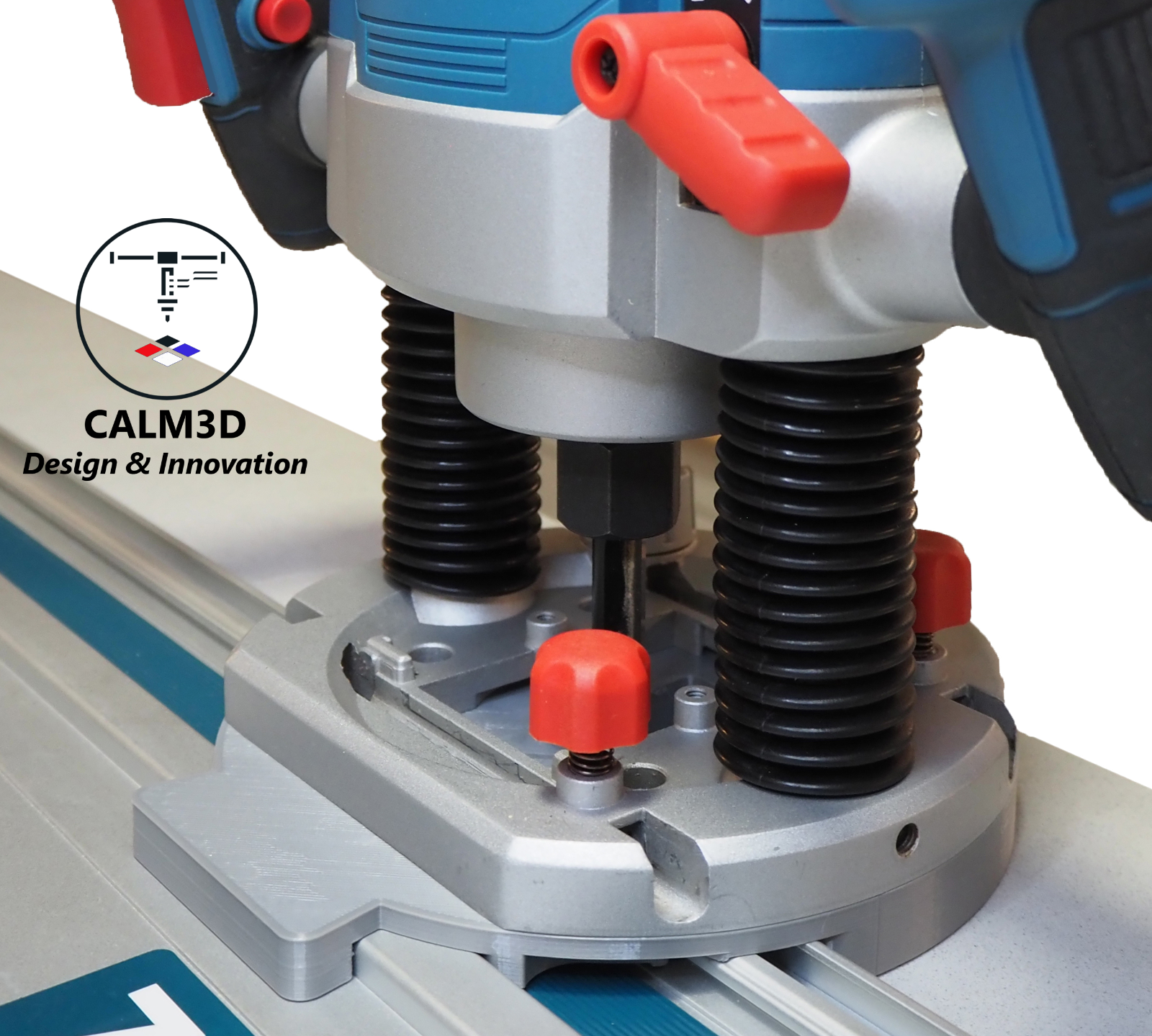 Erbauer ERB380ROU plunge router sub-base for use on the Makita rail ...