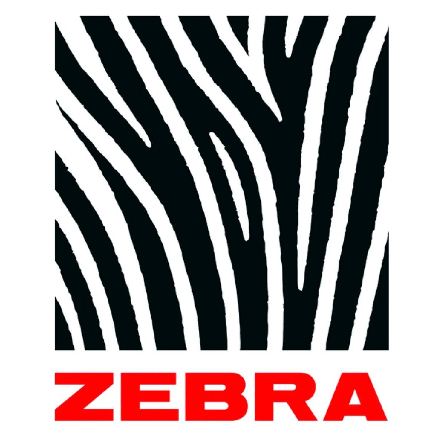 ZEBRA FUENTE - Jetable Fontaine Stylo - Pack De 3 - Noir/Bleu/Rouge EUR