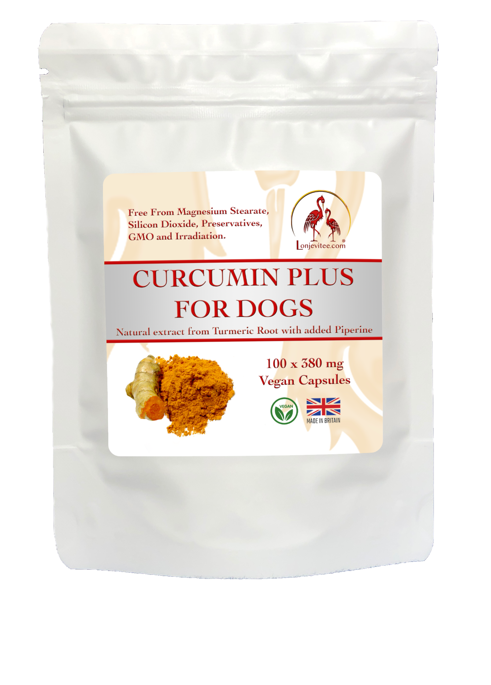 NMN for Cats & Dogs 100 x 500 mg Vegan Capsules